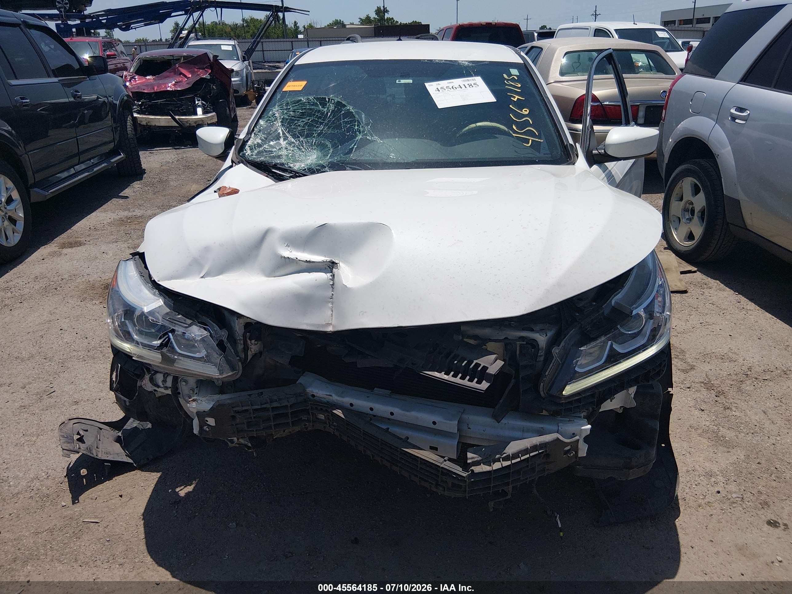 2017 Honda Accord Sport White vin: 1HGCR2F54HA187266