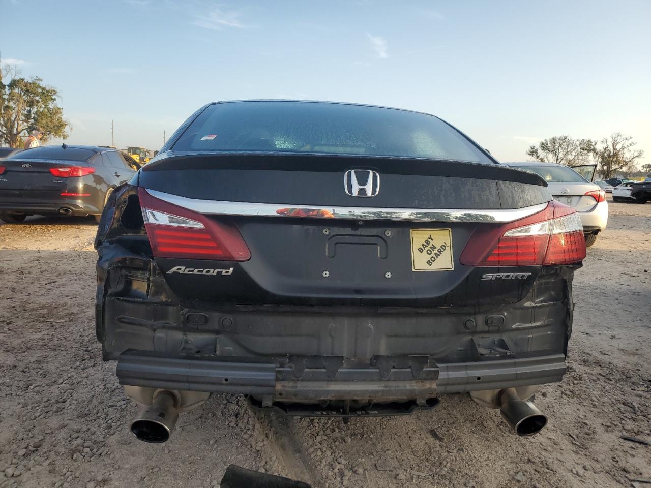 2017 Honda Accord Sport Black vin: 1HGCR2F54HA205460
