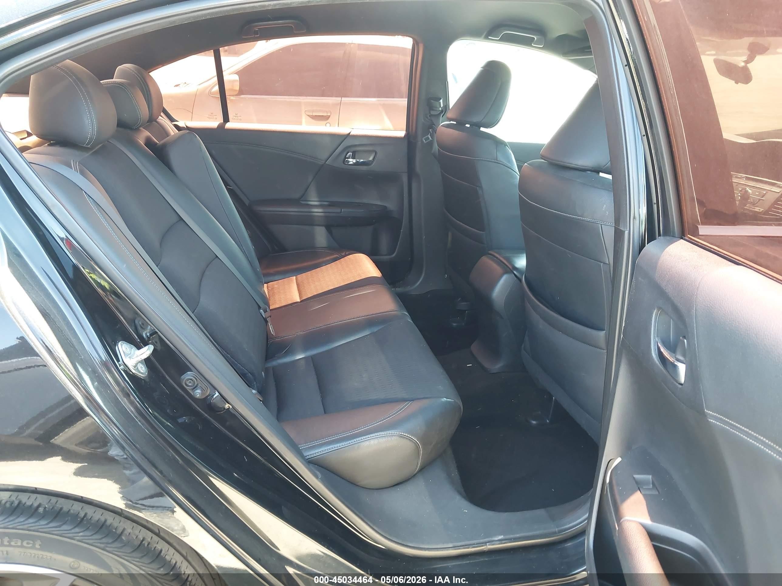 2017 Honda Accord Sport Черный vin: 1HGCR2F54HA279512