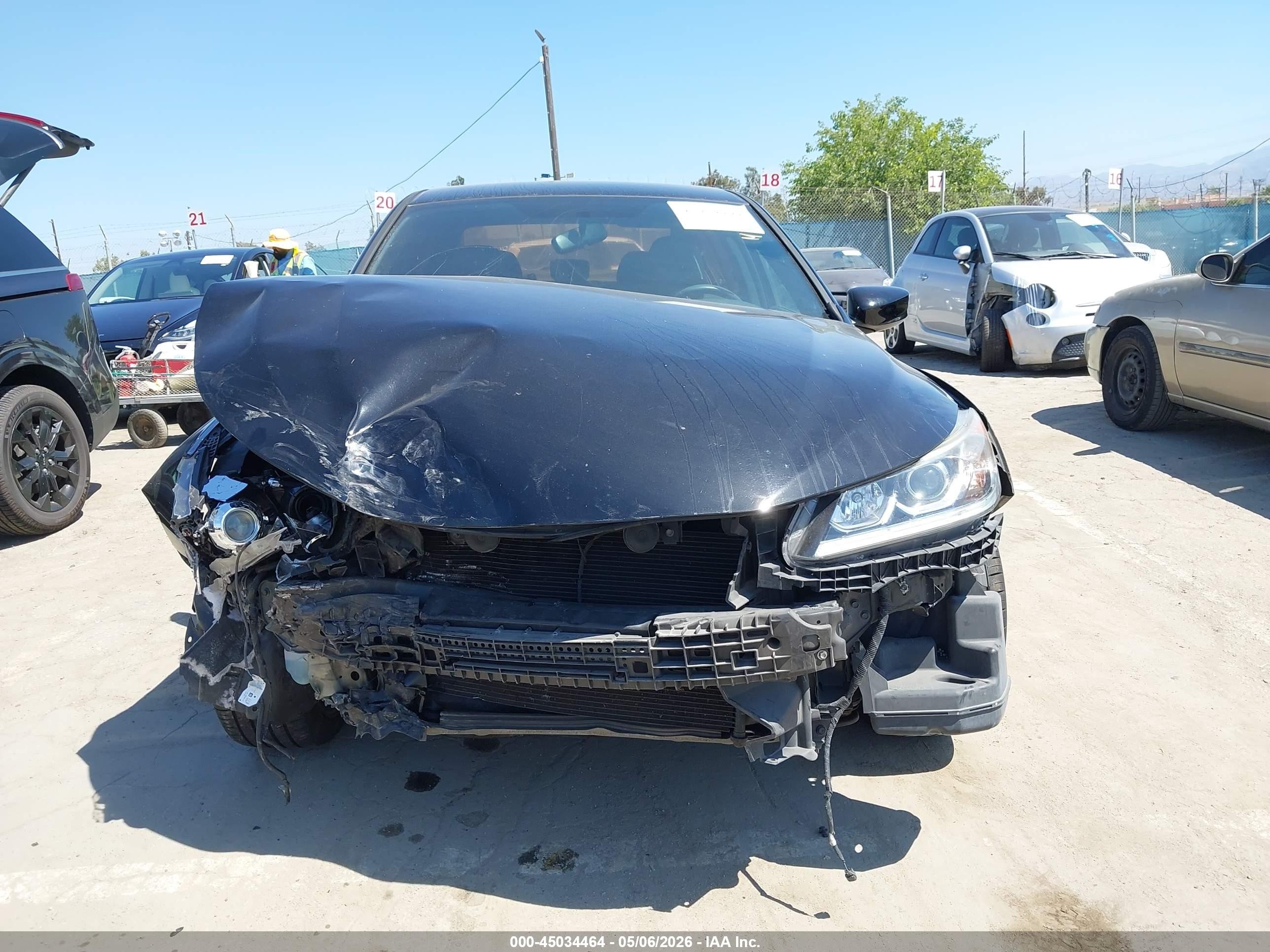 2017 Honda Accord Sport Черный vin: 1HGCR2F54HA279512