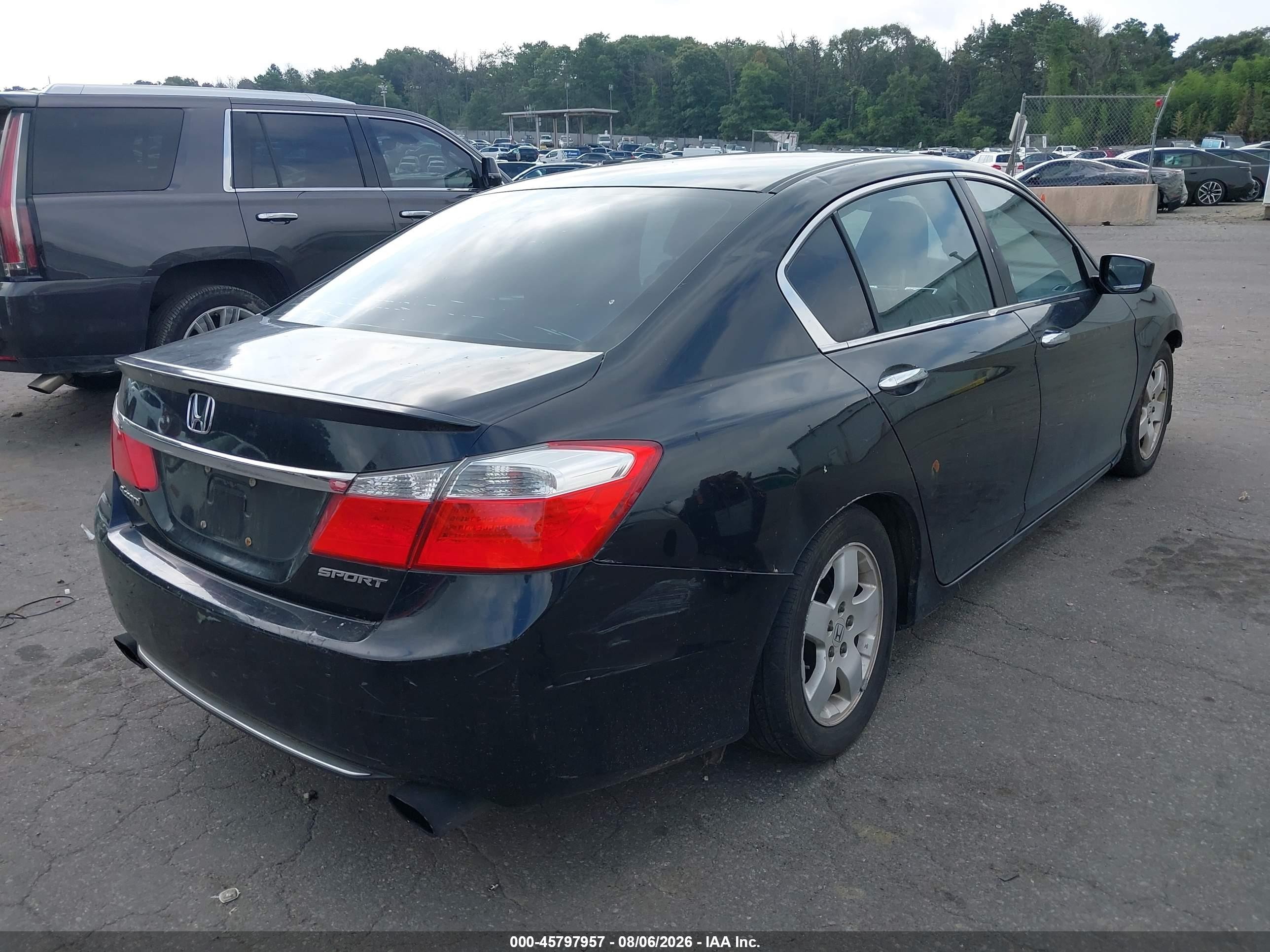 2013 Honda Accord Sport Black vin: 1HGCR2F55DA005701