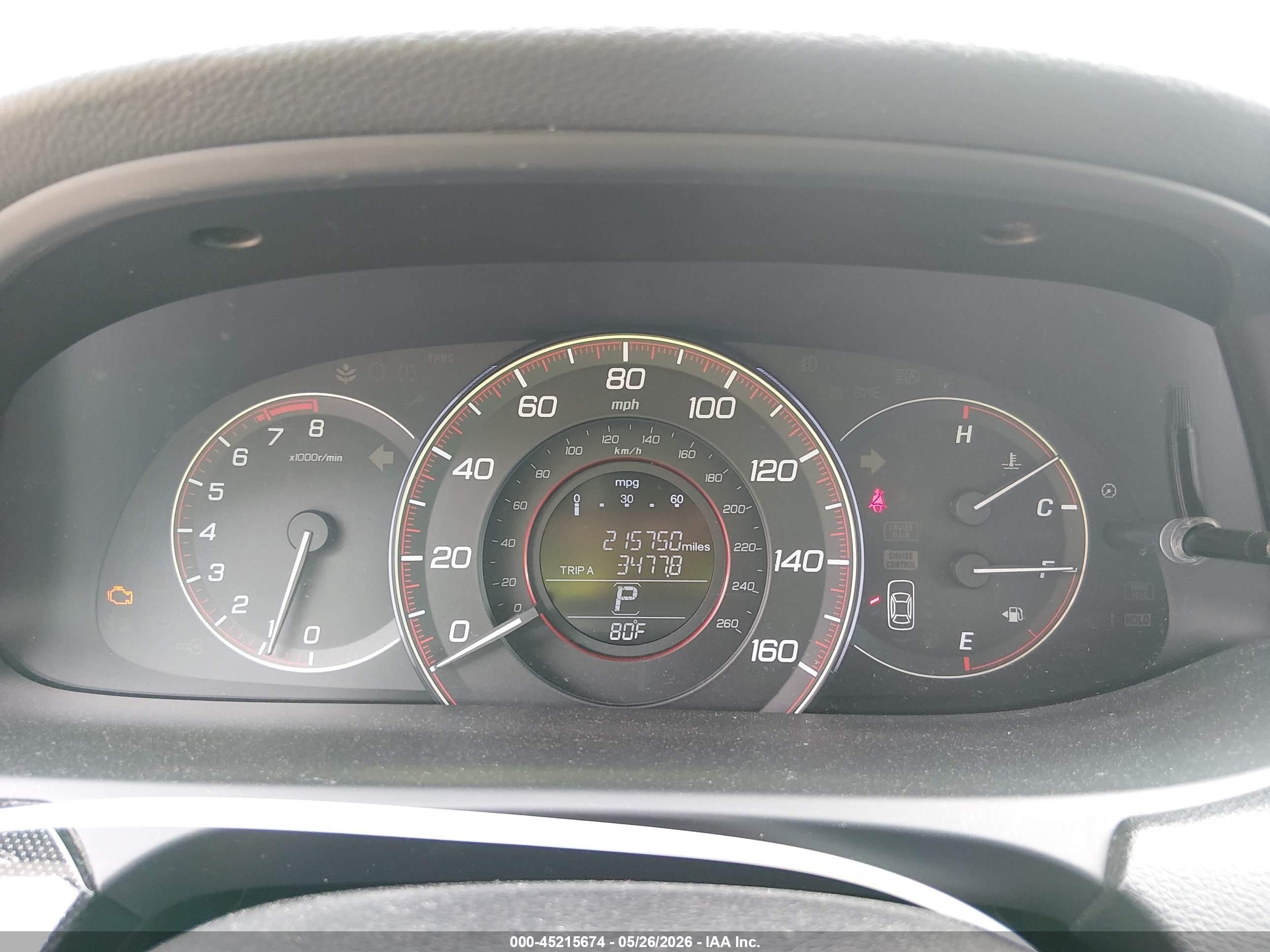 2013 Honda Accord Sport Белый vin: 1HGCR2F55DA045275