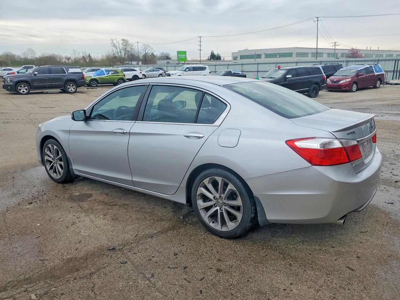 2013 Honda Accord Sport Серебряный vin: 1HGCR2F55DA066353