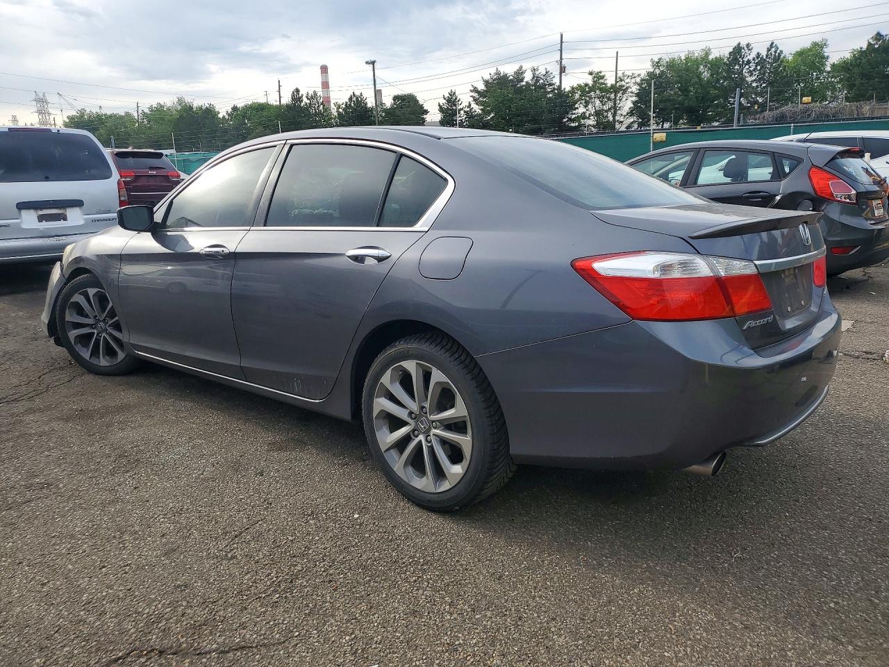 2013 Honda Accord Sport Серый vin: 1HGCR2F55DA068314