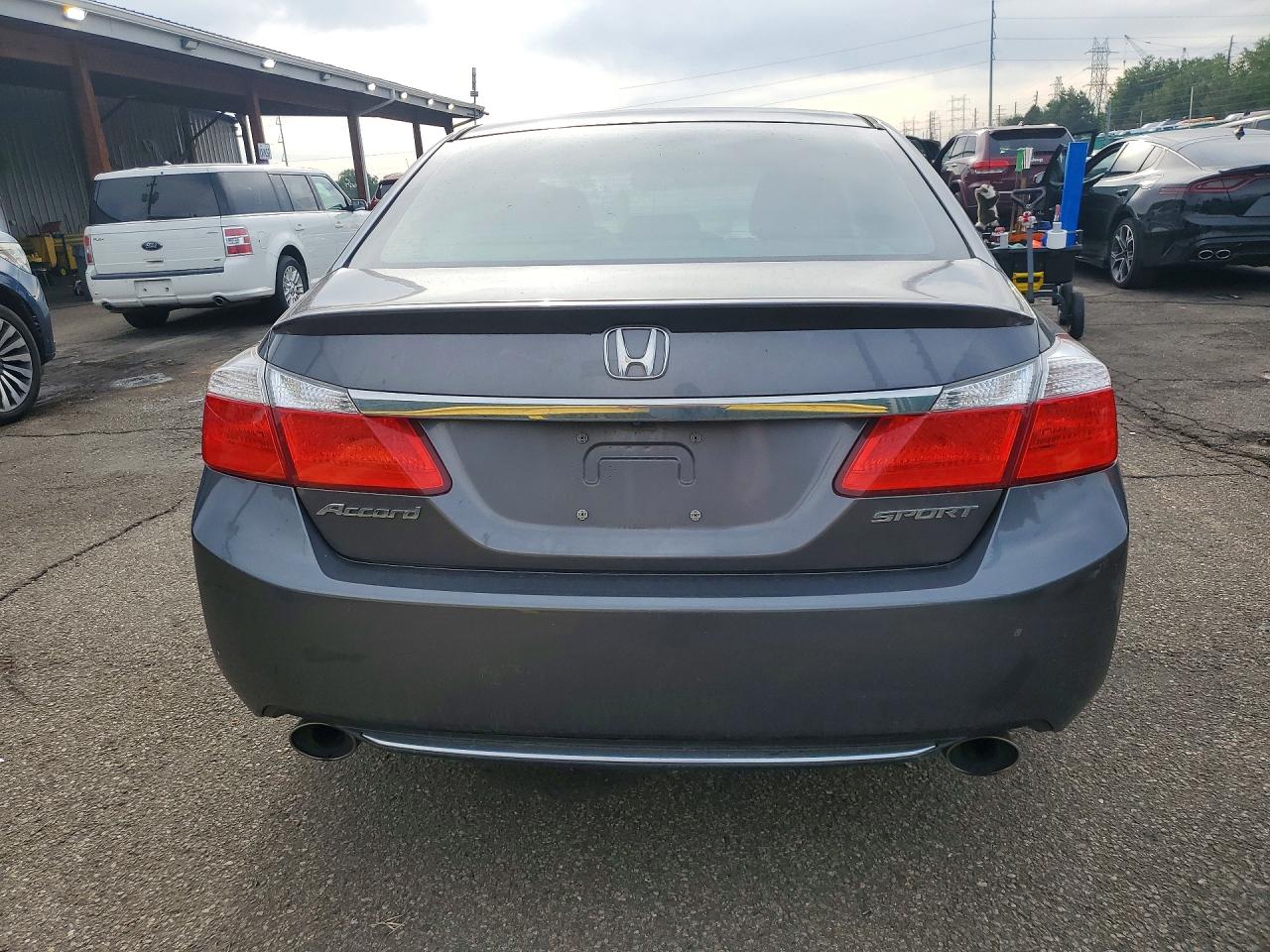 2013 Honda Accord Sport Серый vin: 1HGCR2F55DA068314