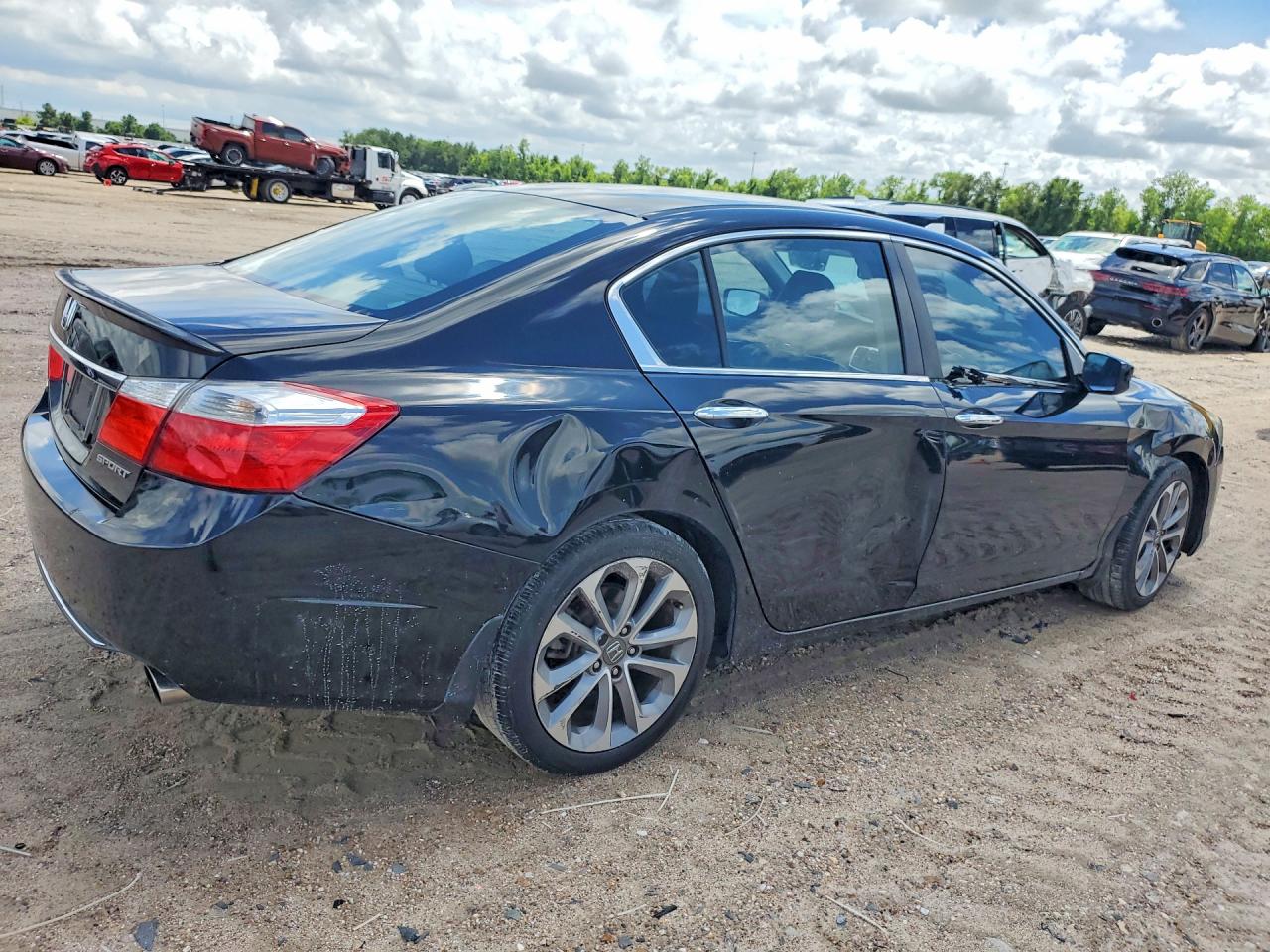 2013 Honda Accord Sport Black vin: 1HGCR2F55DA072394