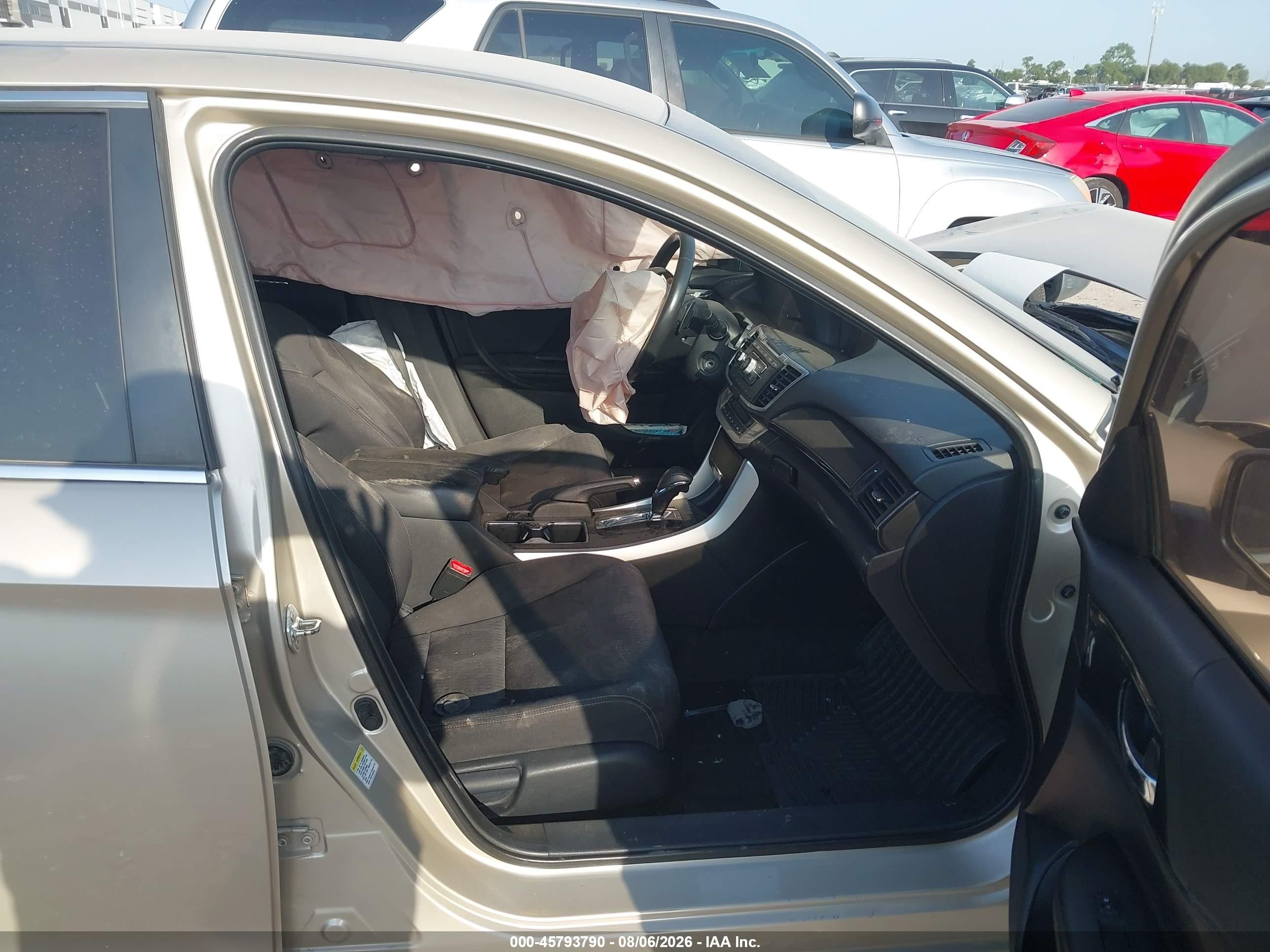 2013 Honda Accord Sport Бежевый vin: 1HGCR2F55DA075604