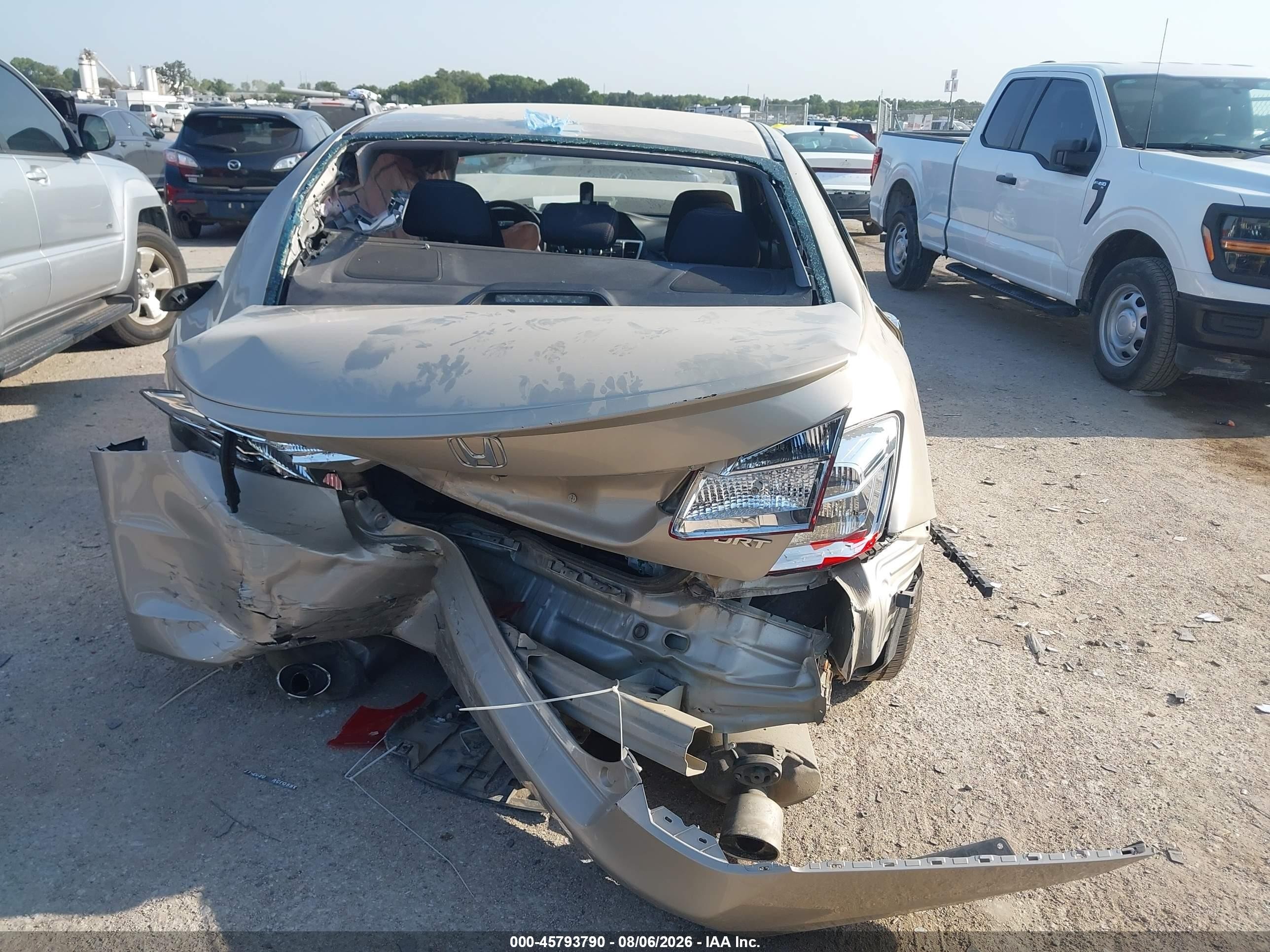 2013 Honda Accord Sport Бежевый vin: 1HGCR2F55DA075604