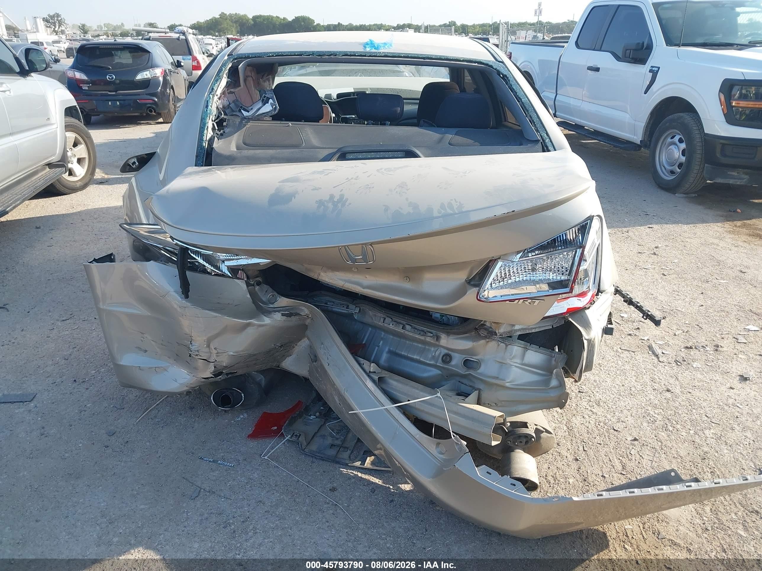 2013 Honda Accord Sport Бежевый vin: 1HGCR2F55DA075604