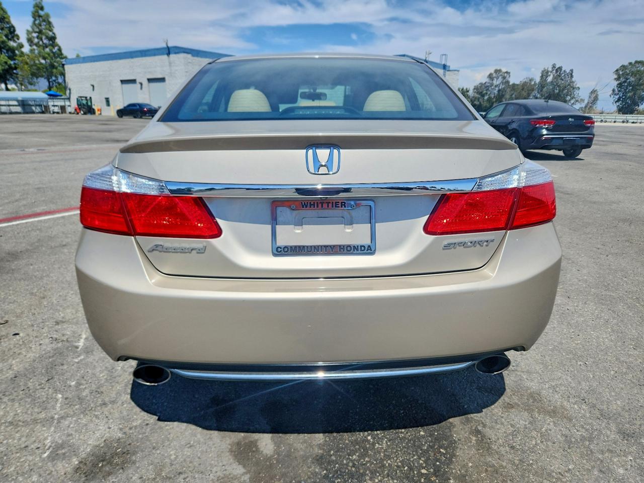 2013 Honda Accord Sport Cream vin: 1HGCR2F55DA085713