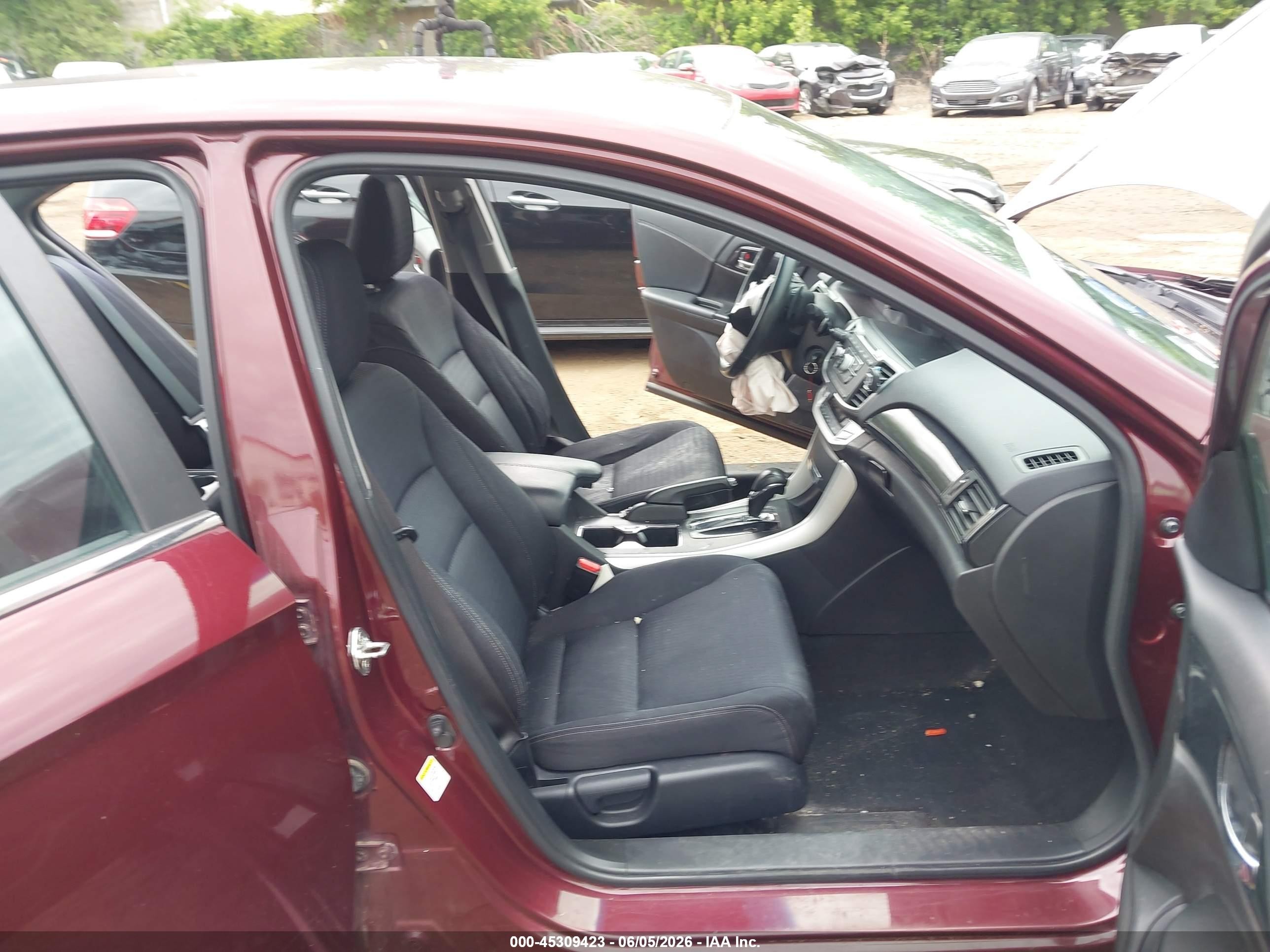 2013 Honda Accord Sport Red vin: 1HGCR2F55DA099272