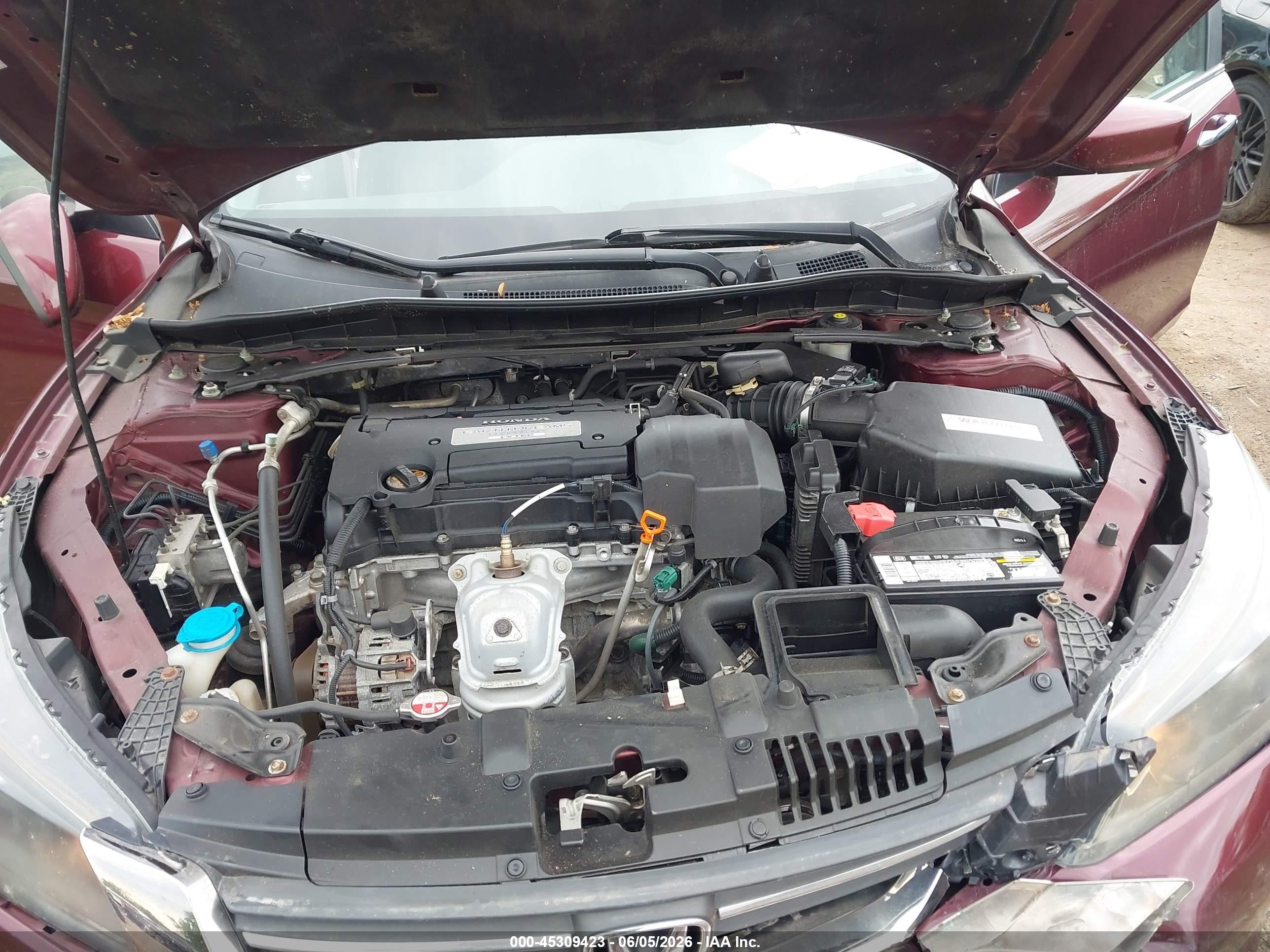 2013 Honda Accord Sport Red vin: 1HGCR2F55DA099272