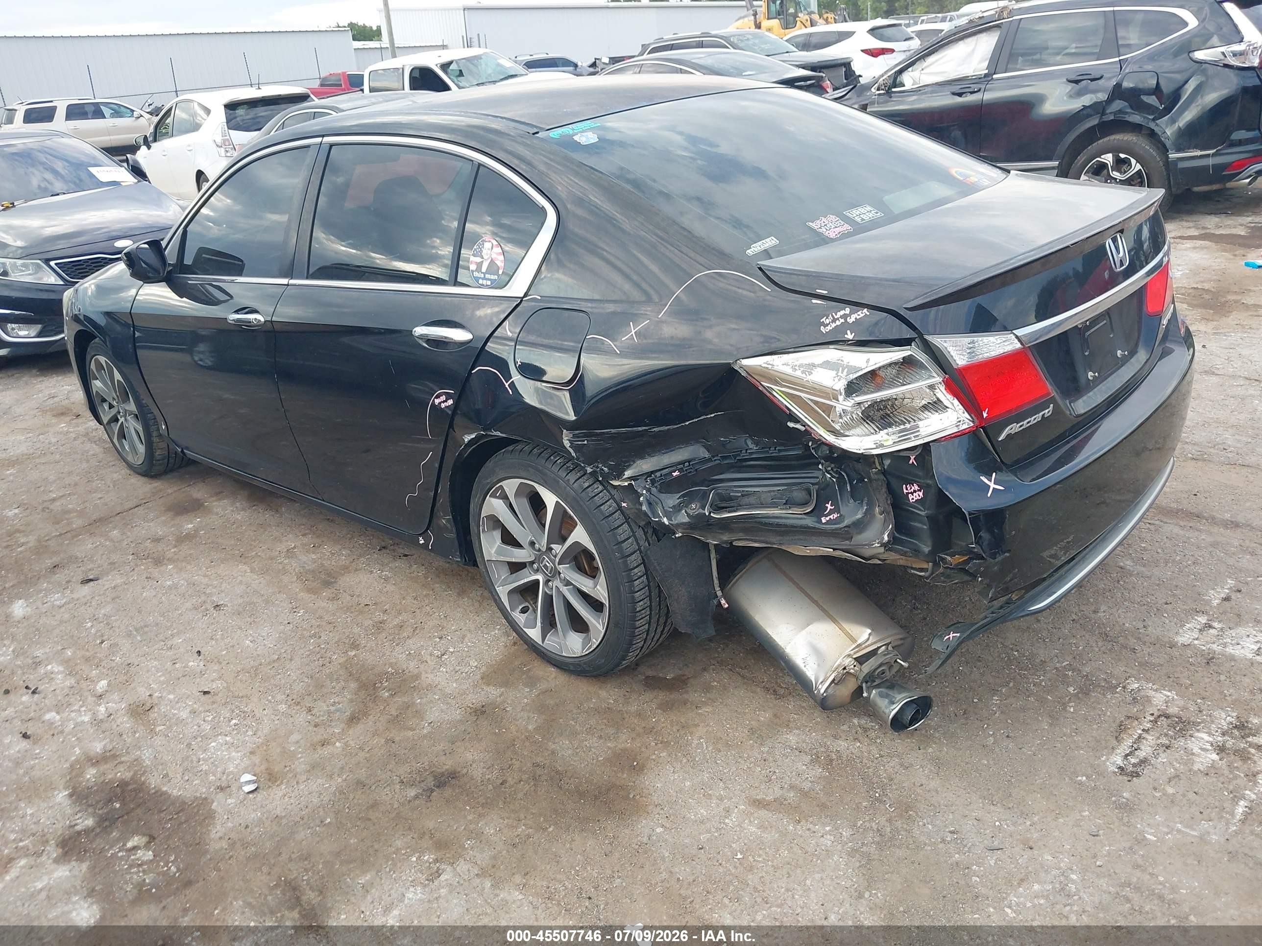 2013 Honda Accord Sport Black vin: 1HGCR2F55DA105913