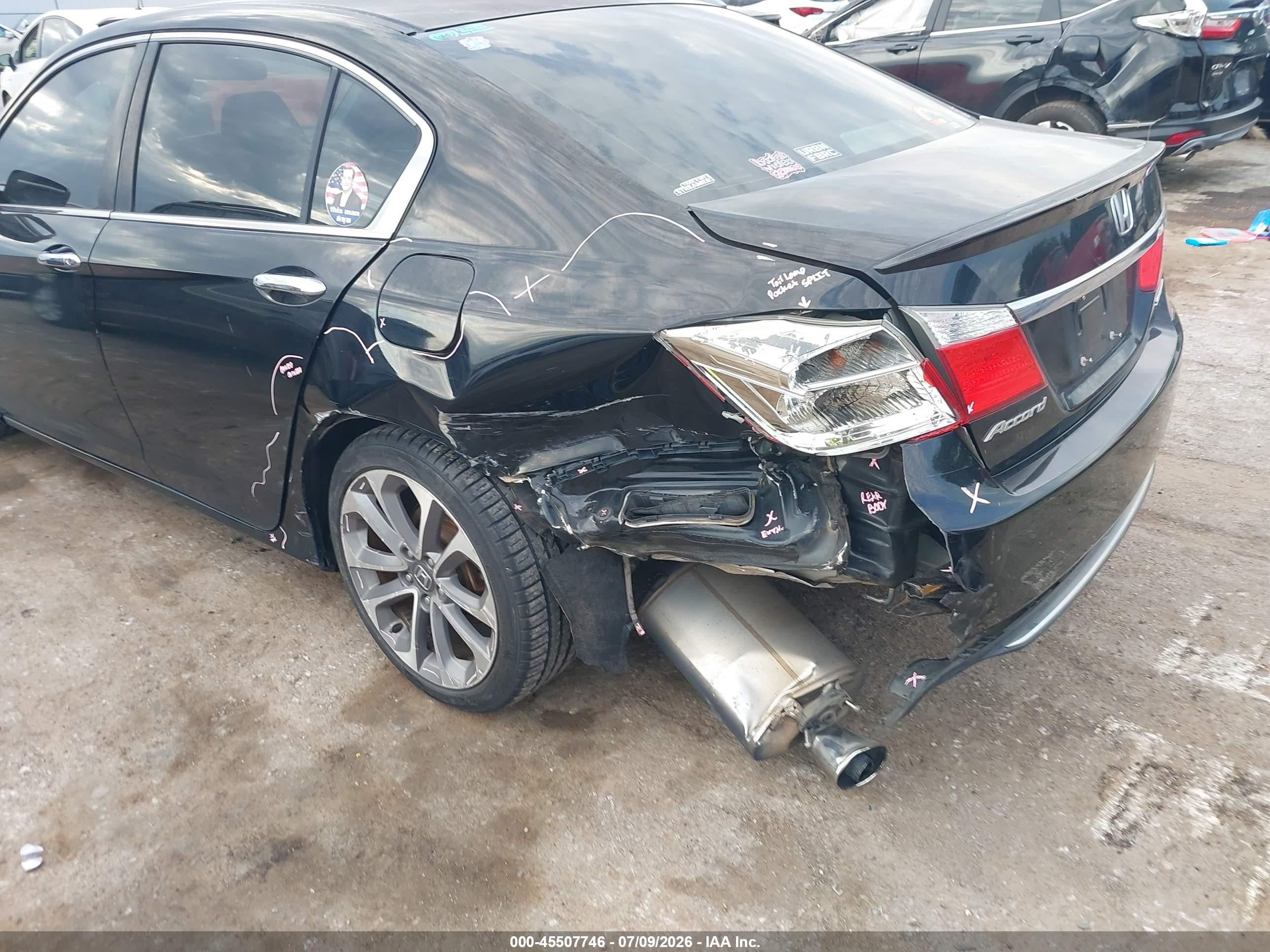 2013 Honda Accord Sport Black vin: 1HGCR2F55DA105913
