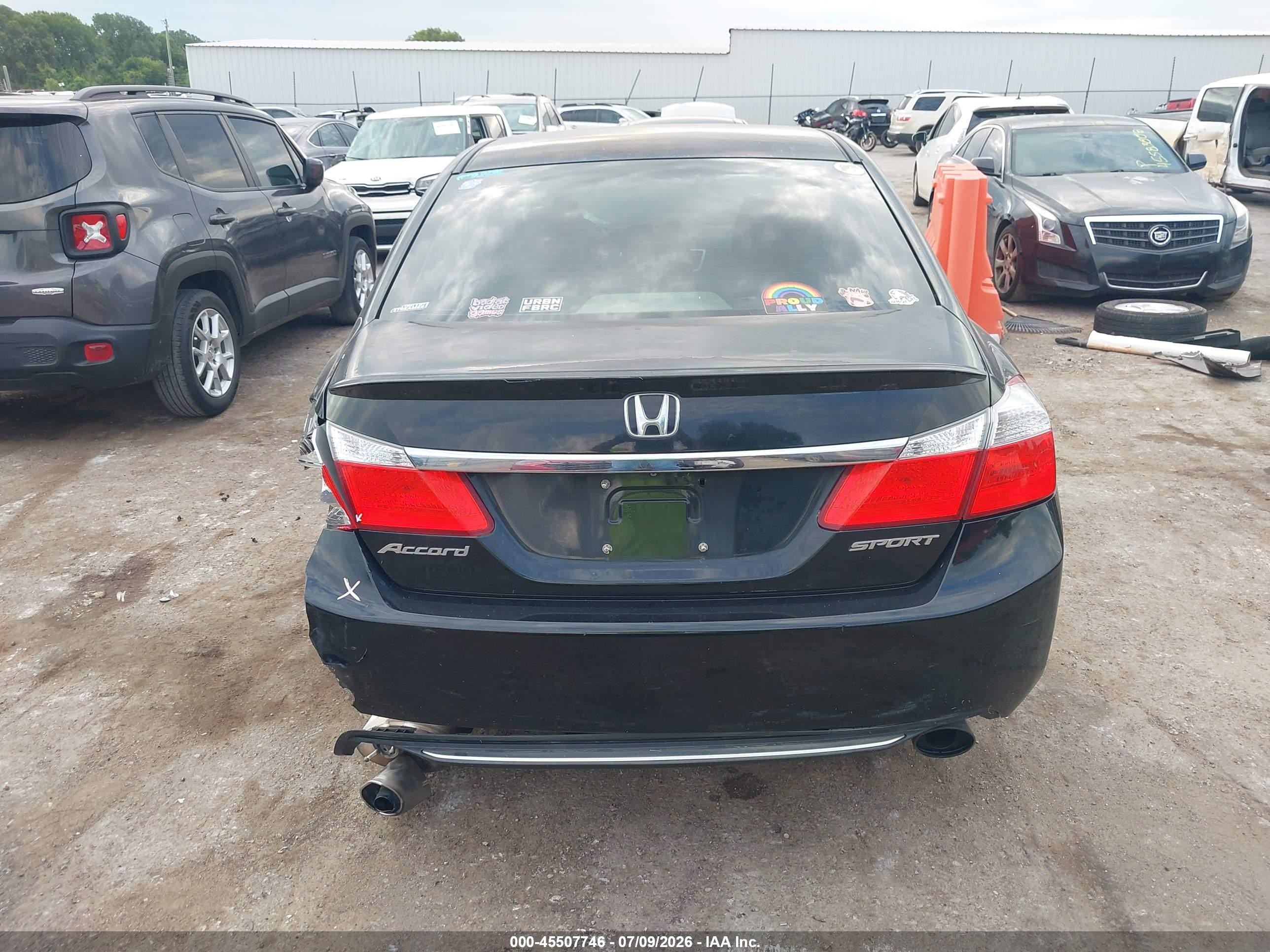 2013 Honda Accord Sport Black vin: 1HGCR2F55DA105913