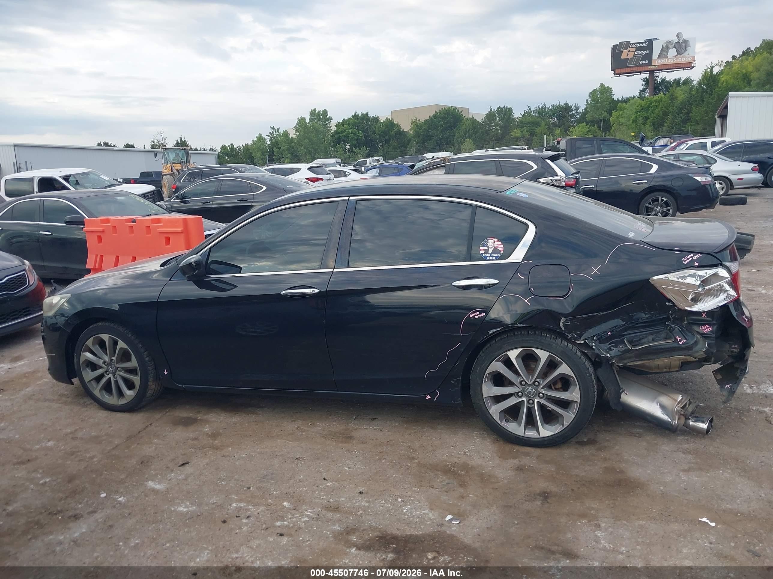 2013 Honda Accord Sport Black vin: 1HGCR2F55DA105913