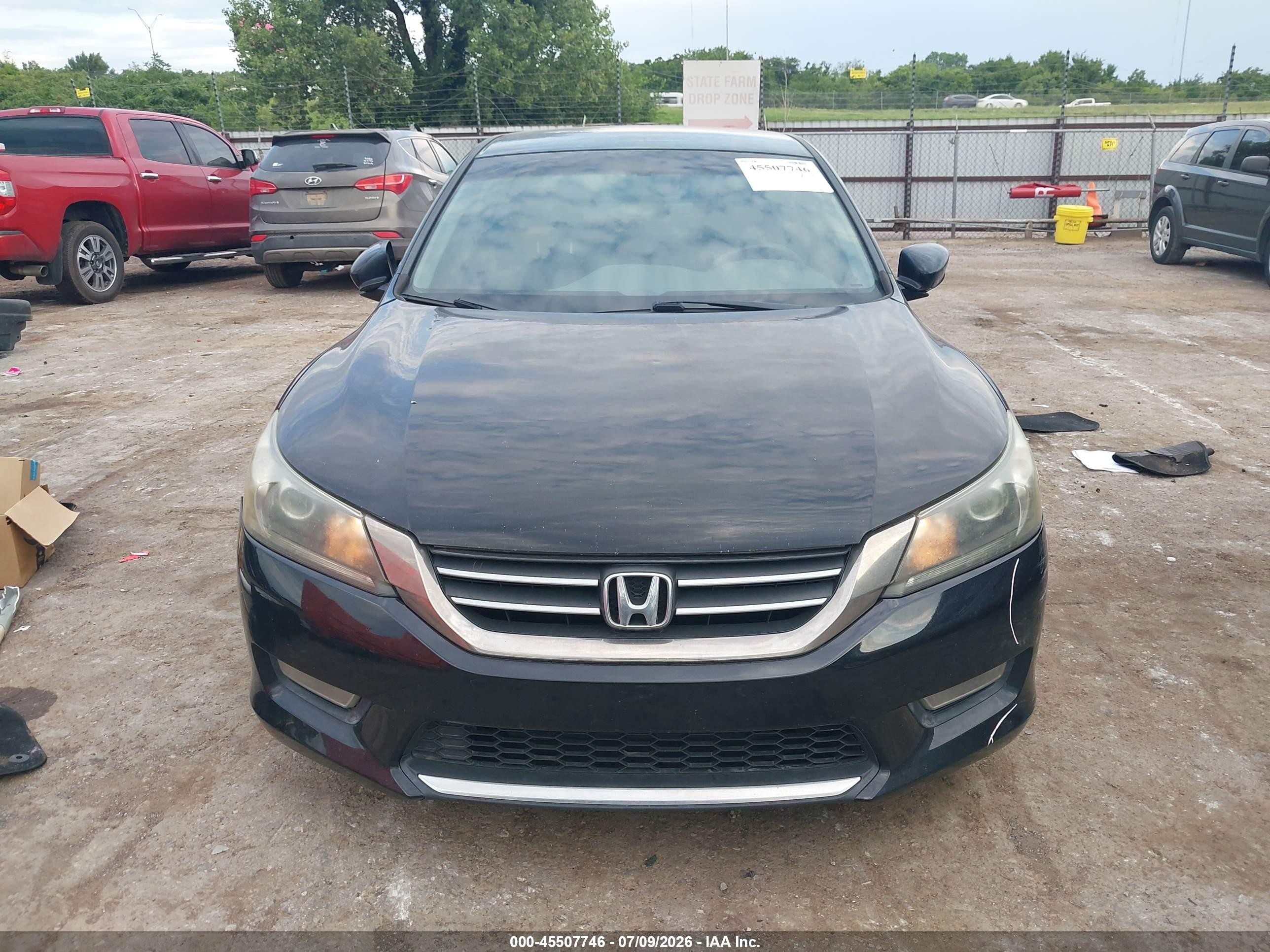2013 Honda Accord Sport Black vin: 1HGCR2F55DA105913