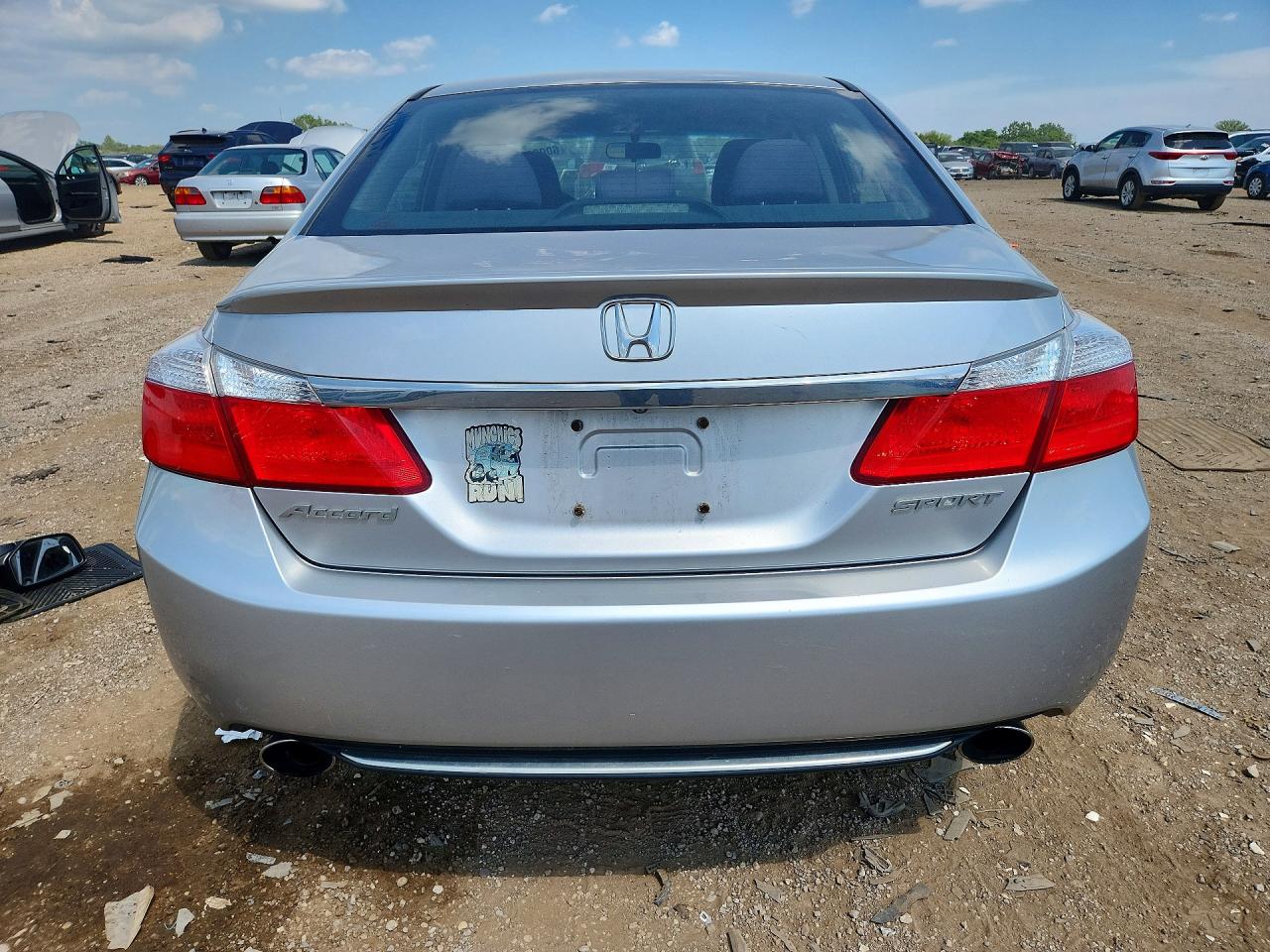 2013 Honda Accord Sport Серебряный vin: 1HGCR2F55DA143447