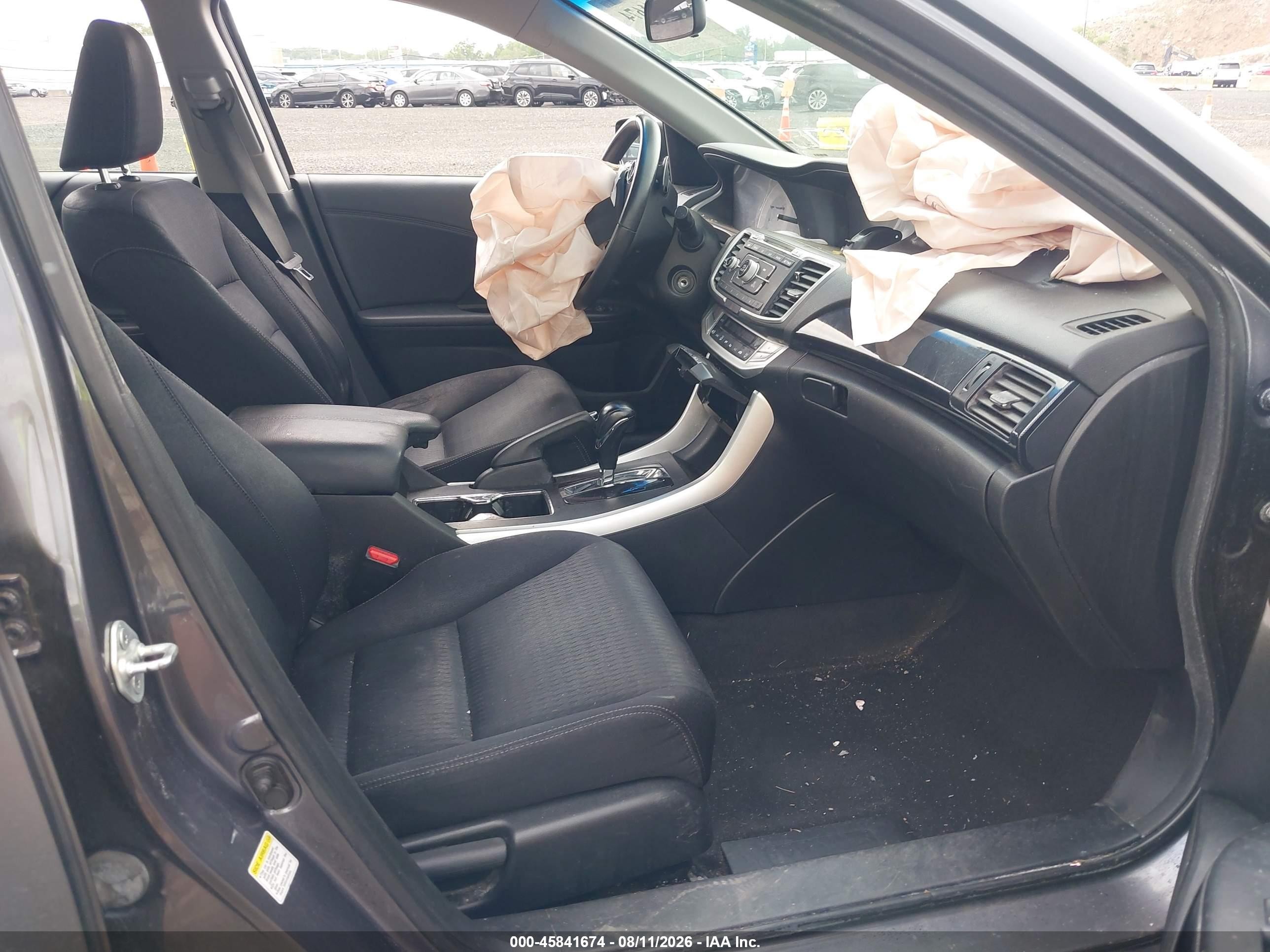 2013 Honda Accord Sport Серый vin: 1HGCR2F55DA146509
