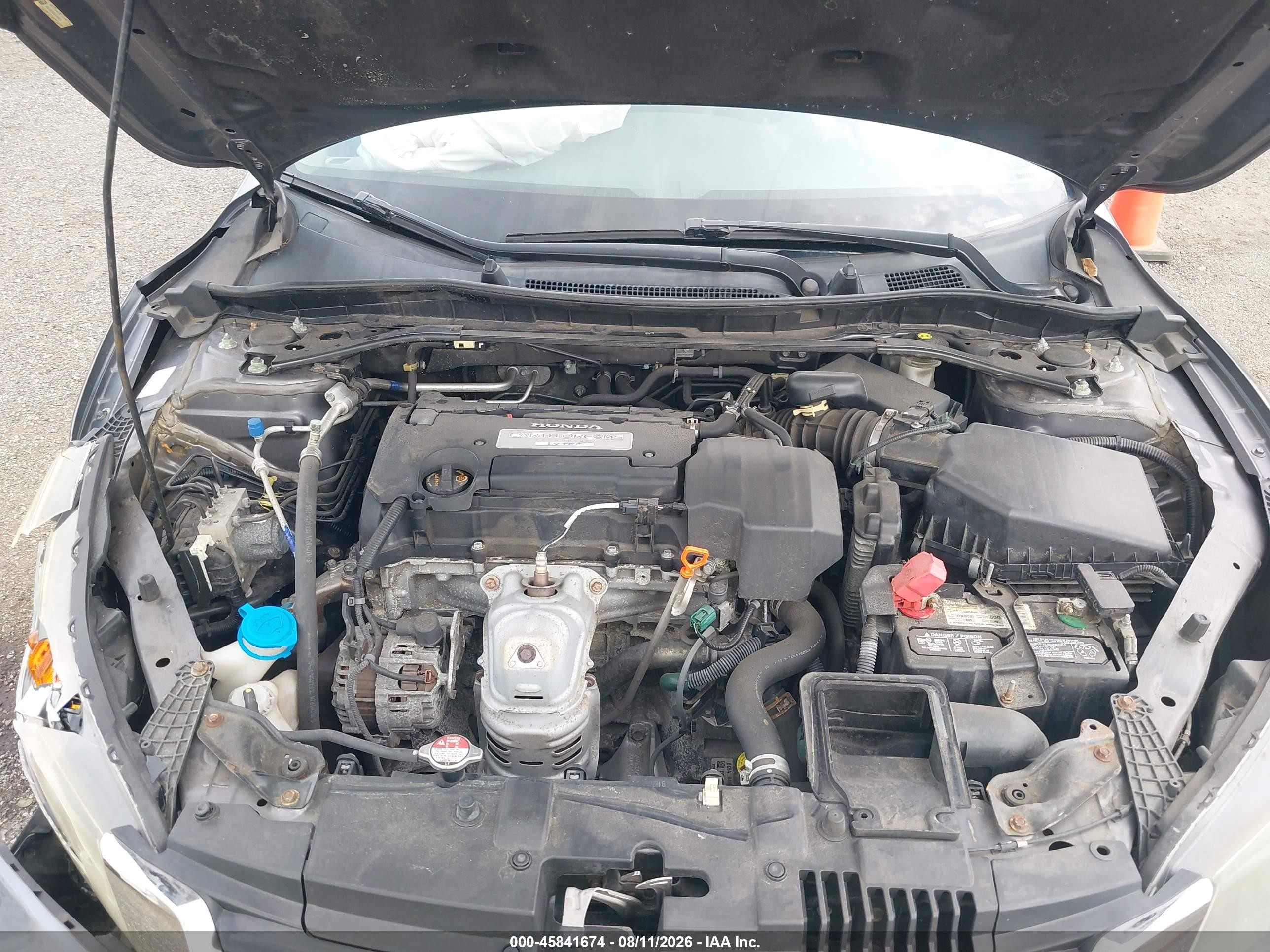 2013 Honda Accord Sport Серый vin: 1HGCR2F55DA146509