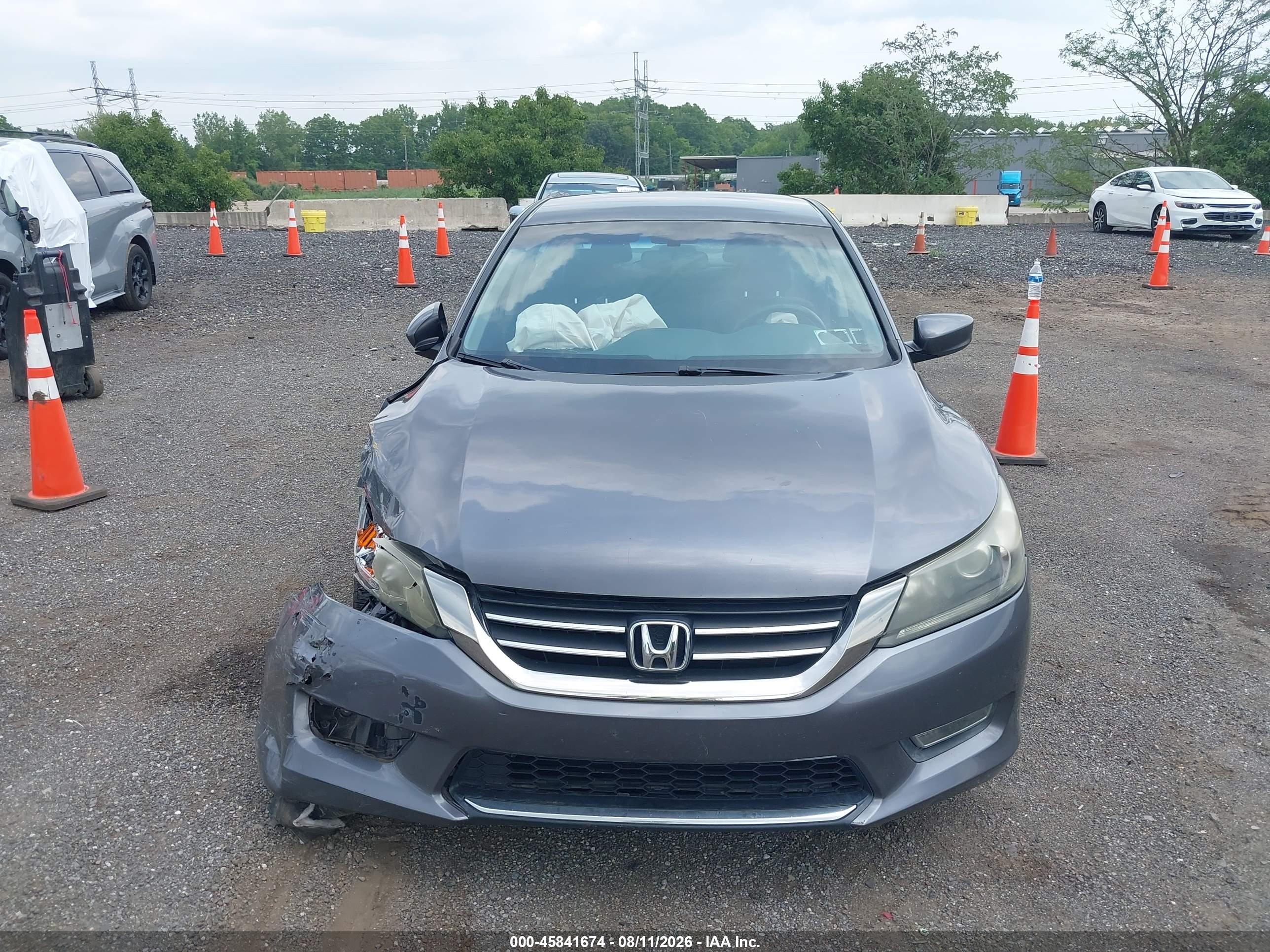2013 Honda Accord Sport Серый vin: 1HGCR2F55DA146509