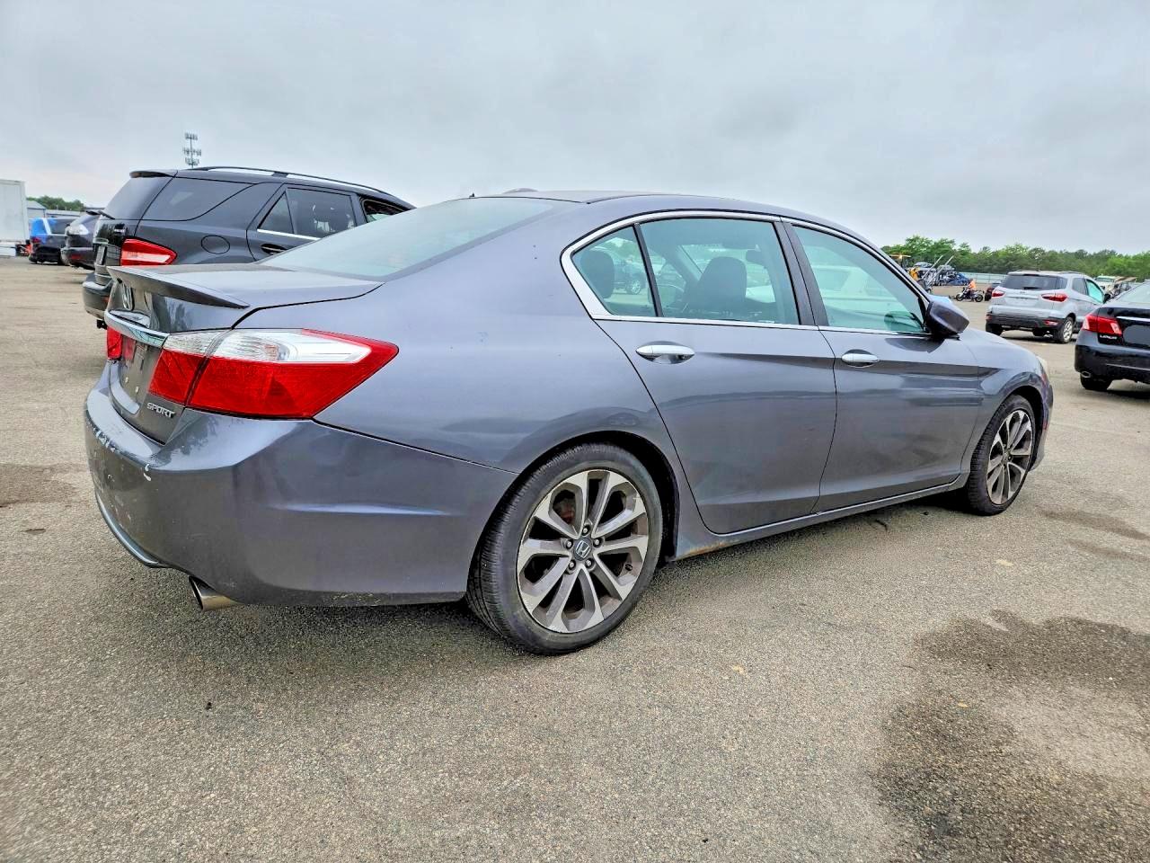 2013 Honda Accord Sport Gray vin: 1HGCR2F55DA150480