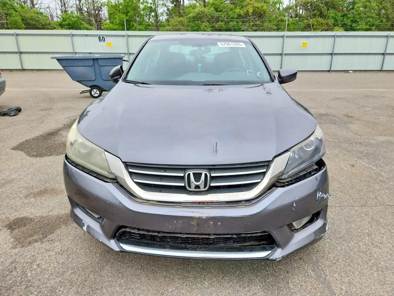 2013 Honda Accord Sport Gray vin: 1HGCR2F55DA150480