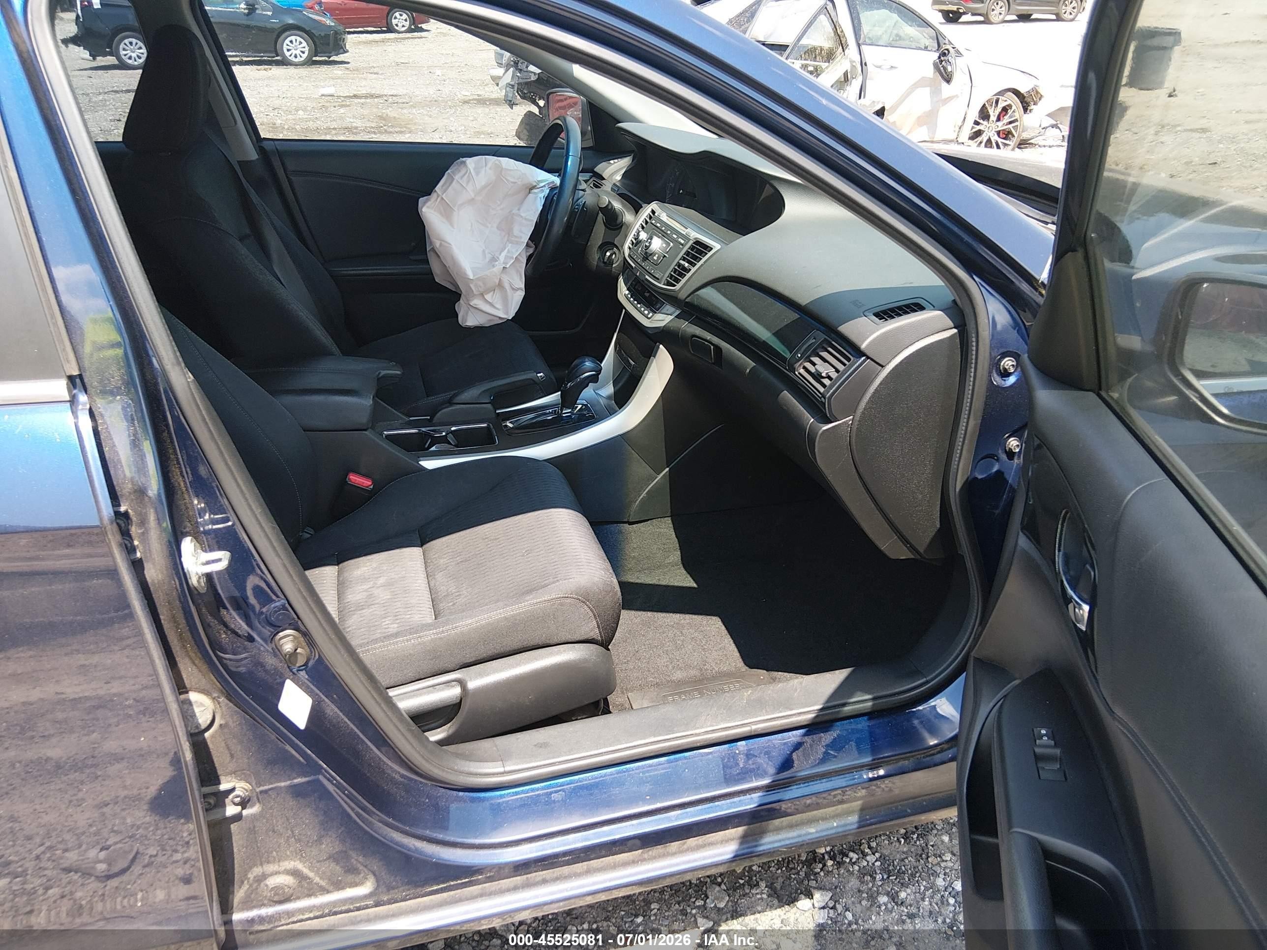 2013 Honda Accord Sport Dark Blue vin: 1HGCR2F55DA212248