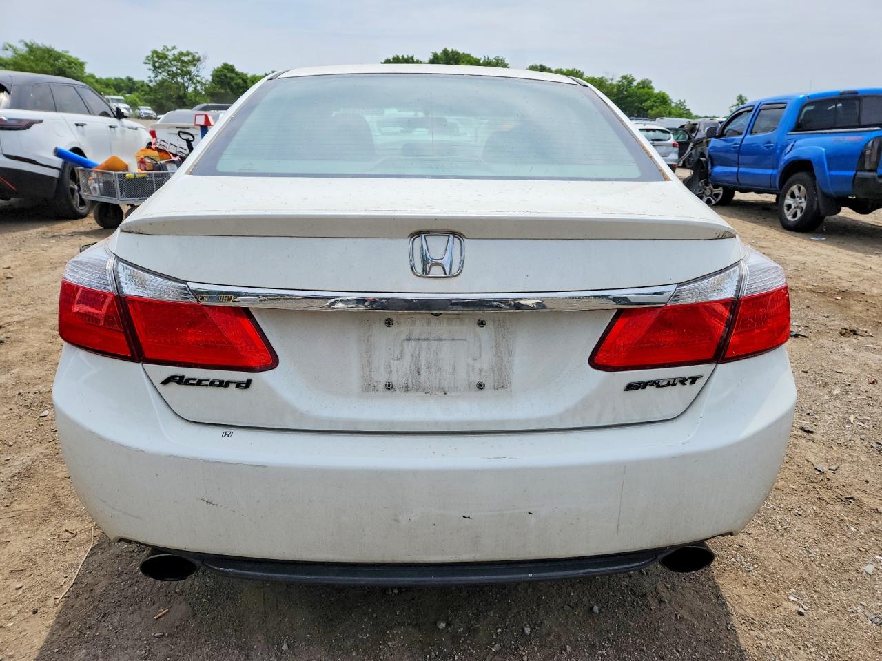2013 Honda Accord Sport Белый vin: 1HGCR2F55DA220852