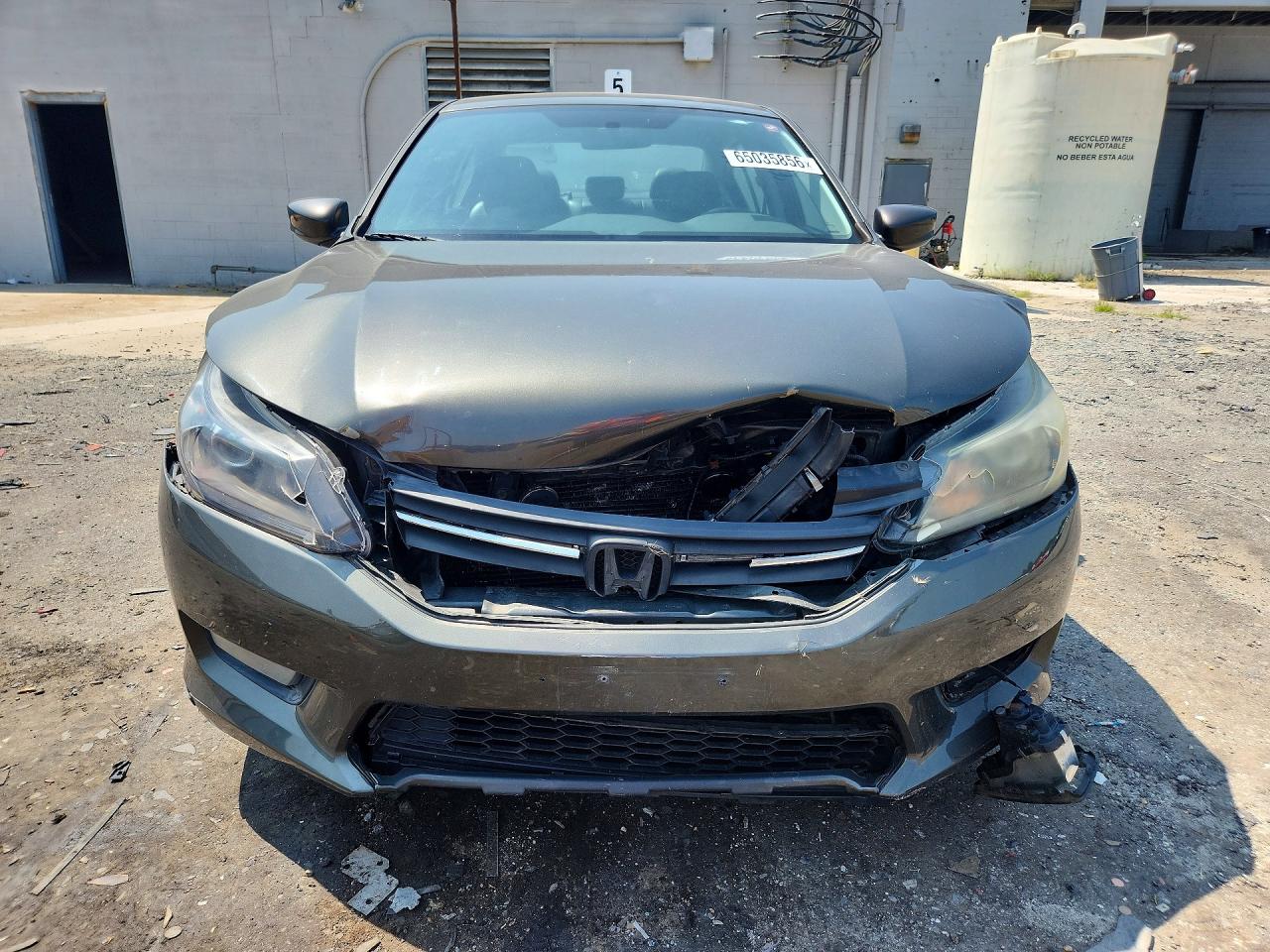 2013 Honda Accord Sport Gray vin: 1HGCR2F55DA223783