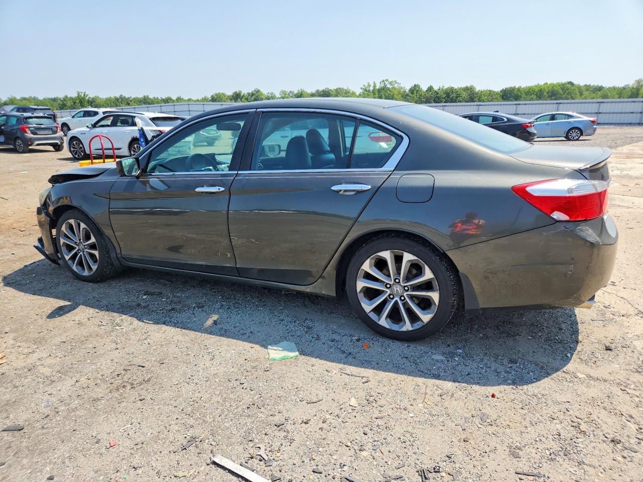 2013 Honda Accord Sport Gray vin: 1HGCR2F55DA223783