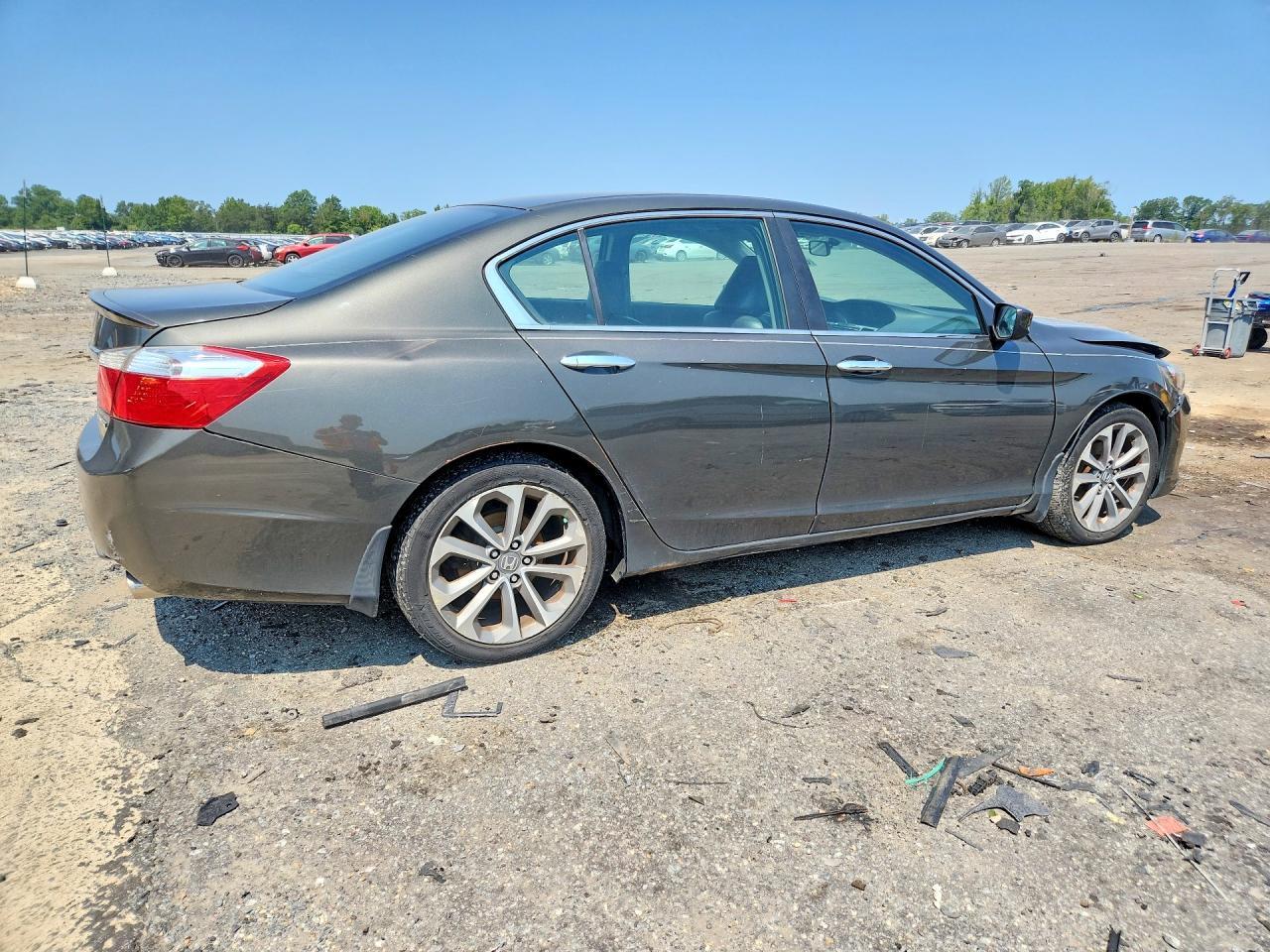 2013 Honda Accord Sport Gray vin: 1HGCR2F55DA223783