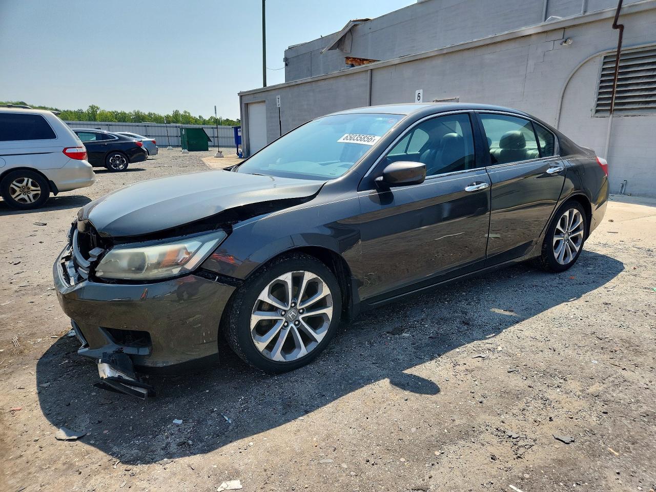 2013 Honda Accord Sport Gray vin: 1HGCR2F55DA223783