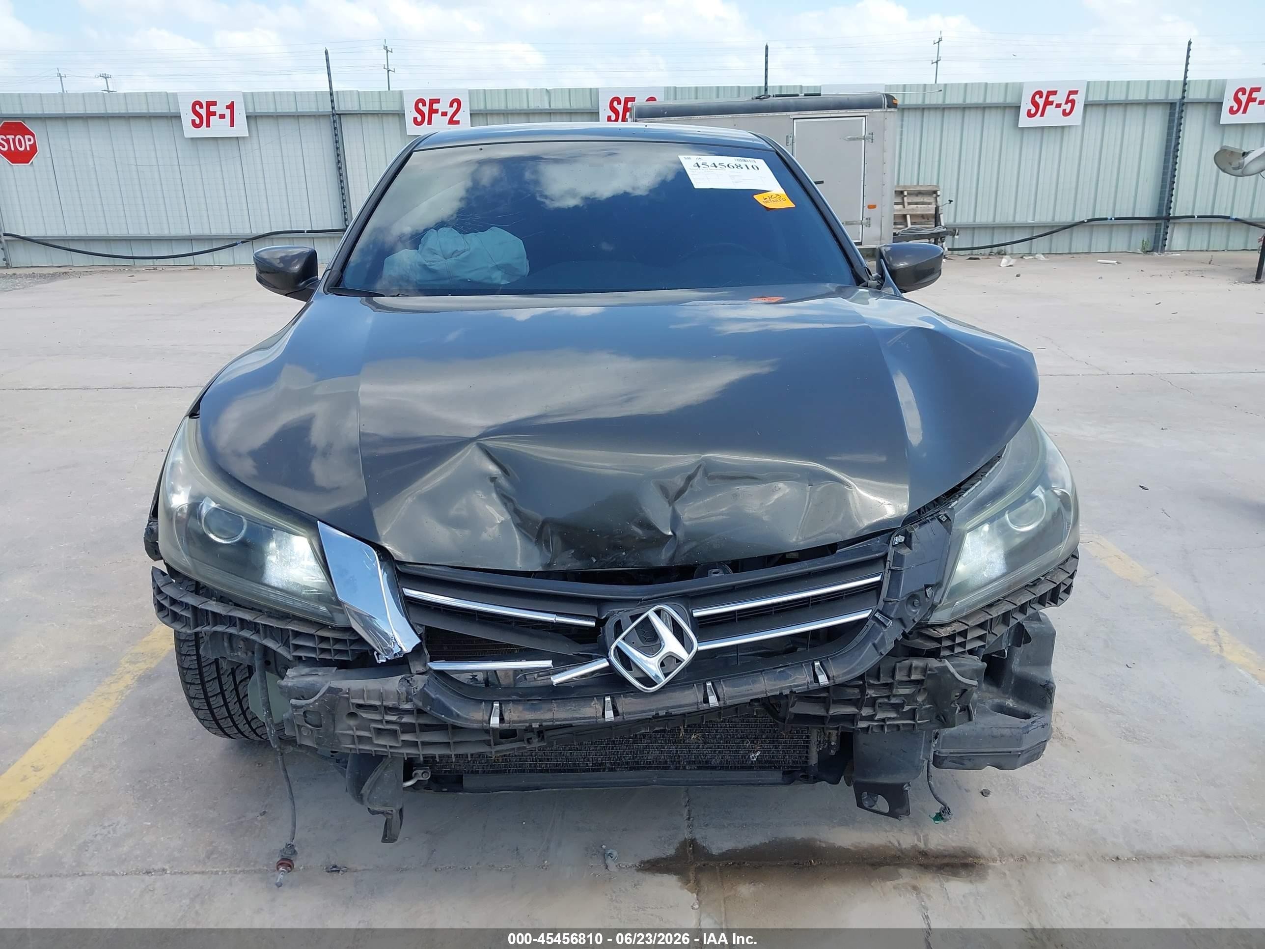 2013 Honda Accord Sport Gray vin: 1HGCR2F55DA226439