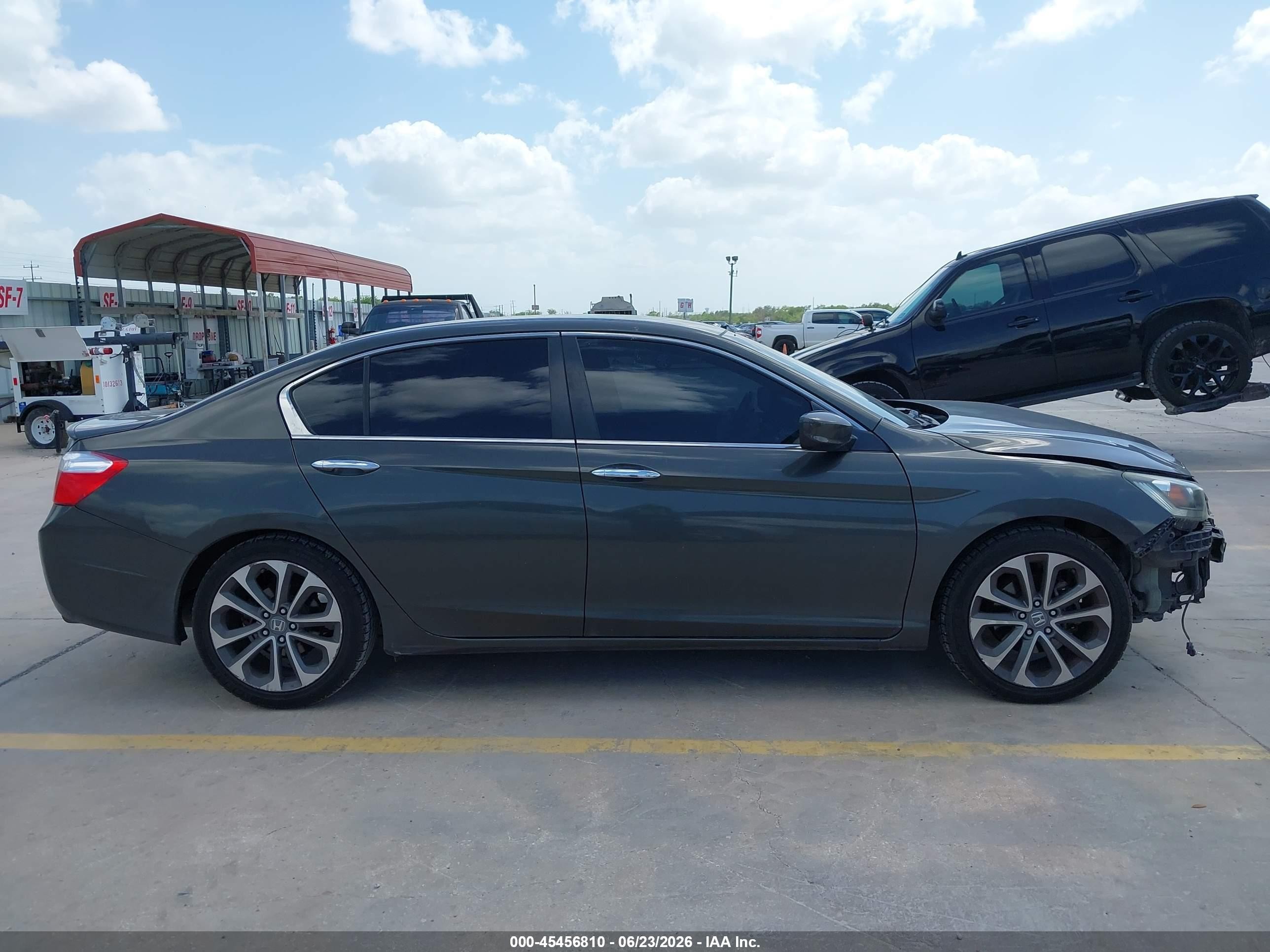 2013 Honda Accord Sport Gray vin: 1HGCR2F55DA226439
