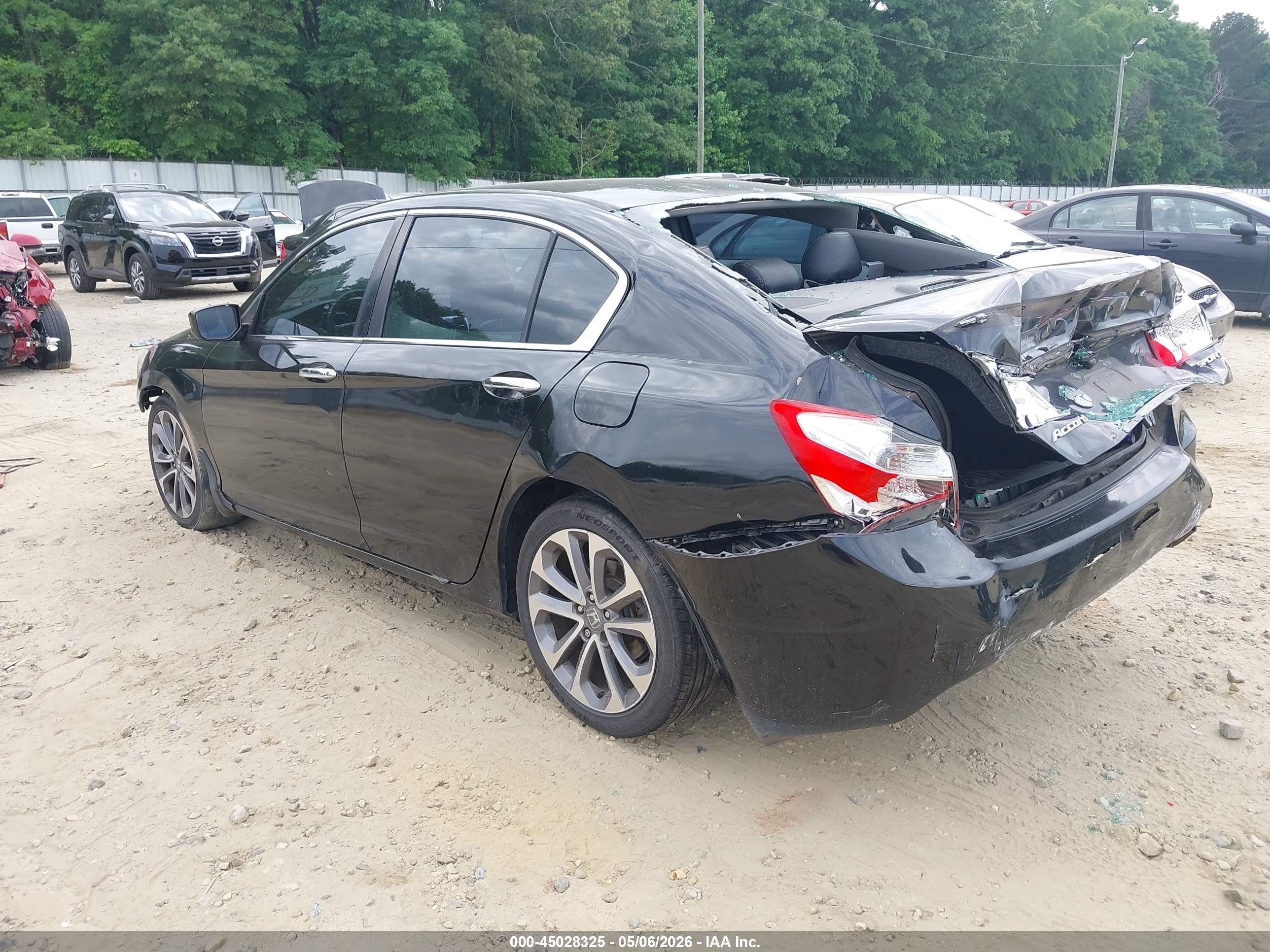 2013 Honda Accord Sport Black vin: 1HGCR2F55DA239319