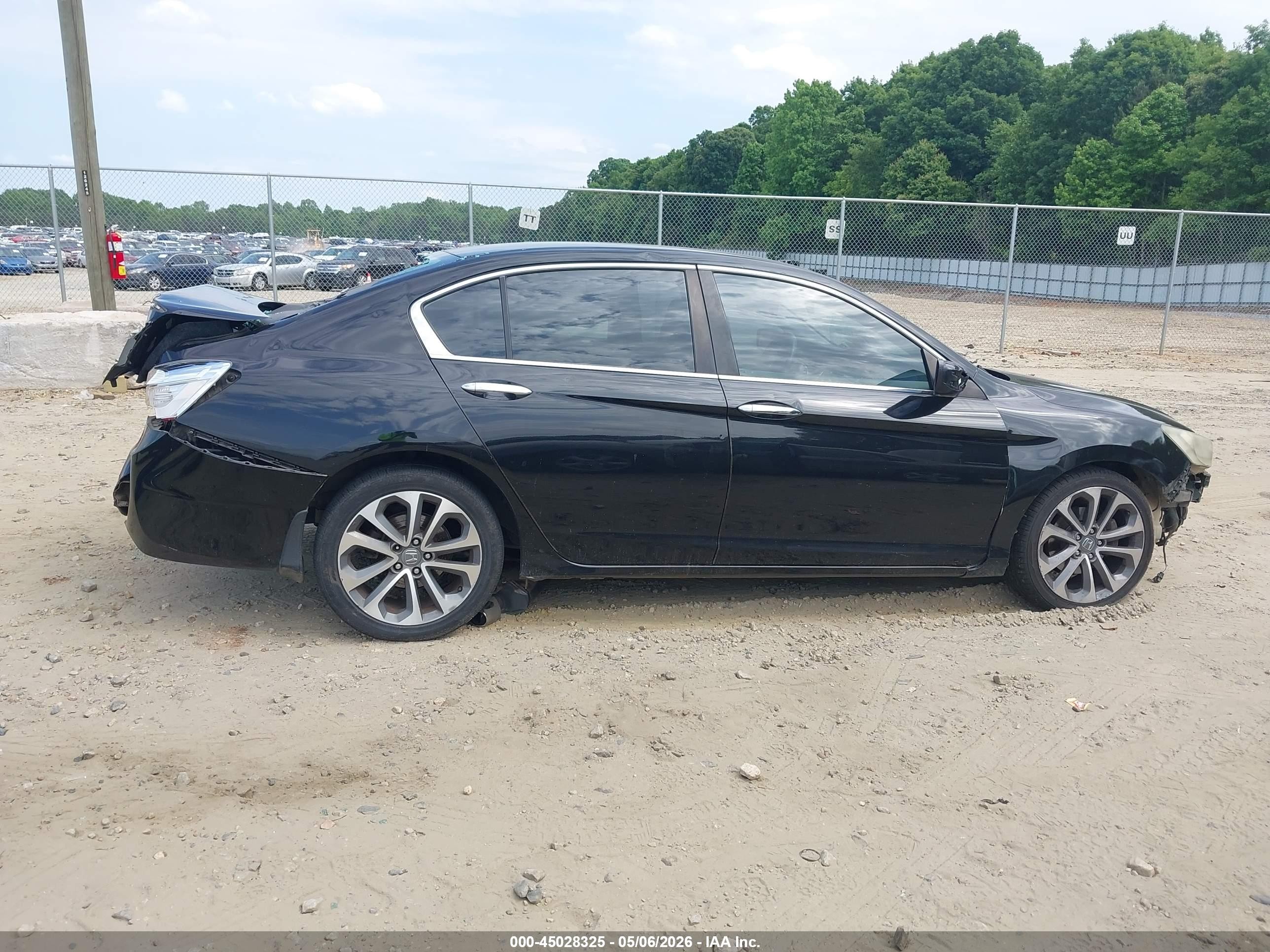 2013 Honda Accord Sport Black vin: 1HGCR2F55DA239319