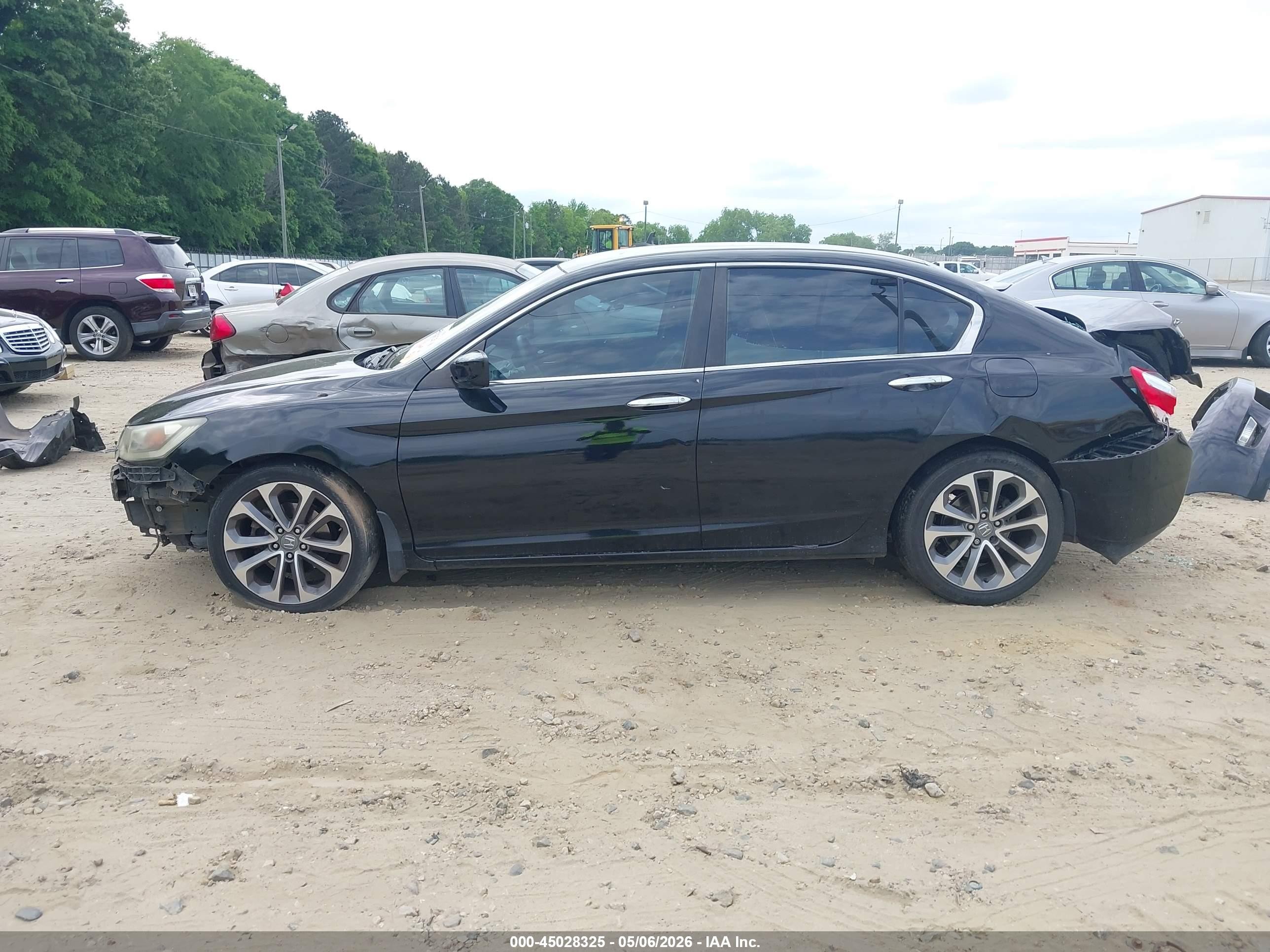 2013 Honda Accord Sport Black vin: 1HGCR2F55DA239319