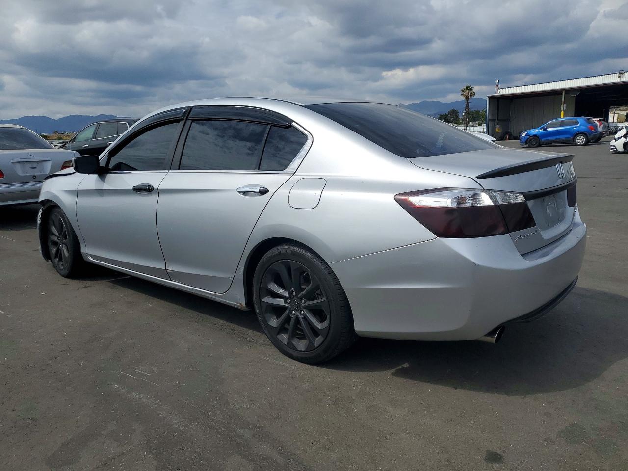 2013 Honda Accord Sport Silver vin: 1HGCR2F55DA262194