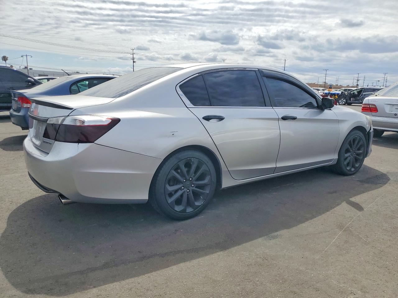 2013 Honda Accord Sport Silver vin: 1HGCR2F55DA262194