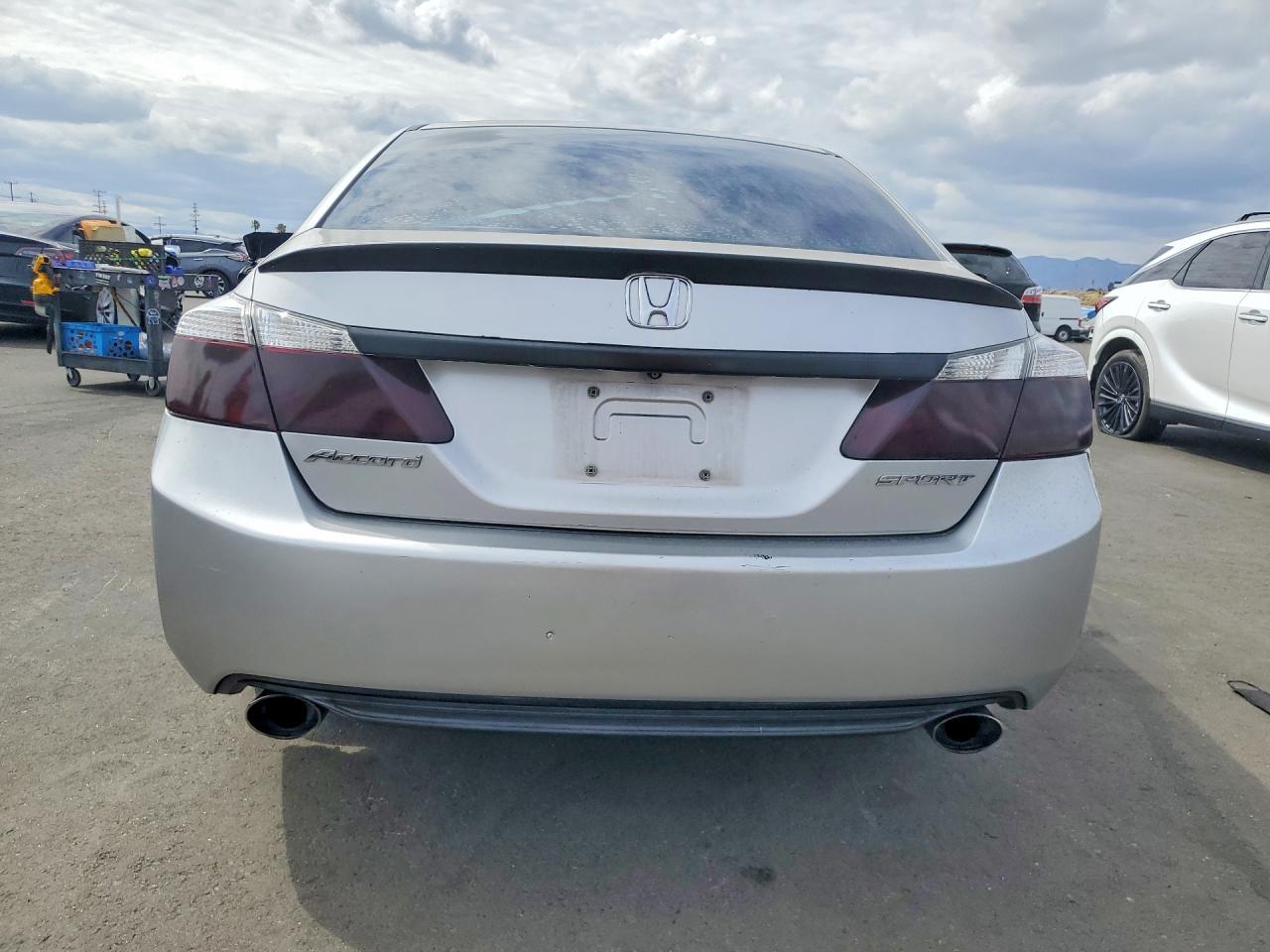 2013 Honda Accord Sport Silver vin: 1HGCR2F55DA262194