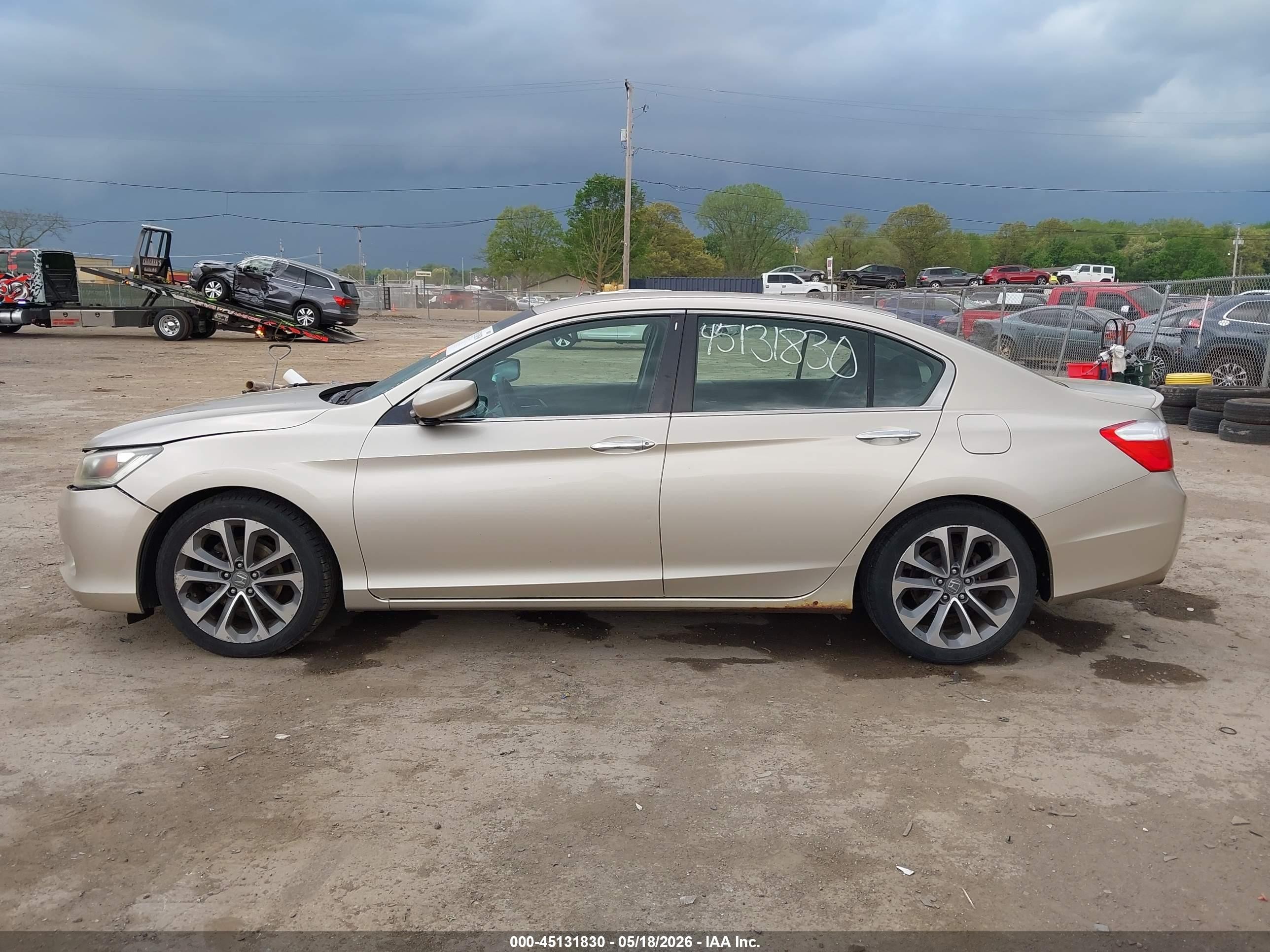 2013 Honda Accord Sport Champagne vin: 1HGCR2F55DA267265