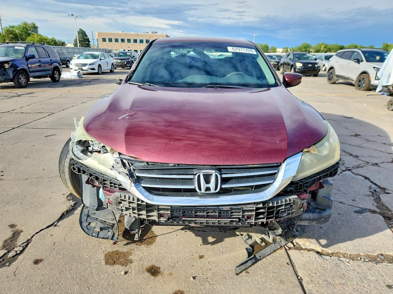 2013 Honda Accord Sport Темно-бордовый vin: 1HGCR2F55DA271641