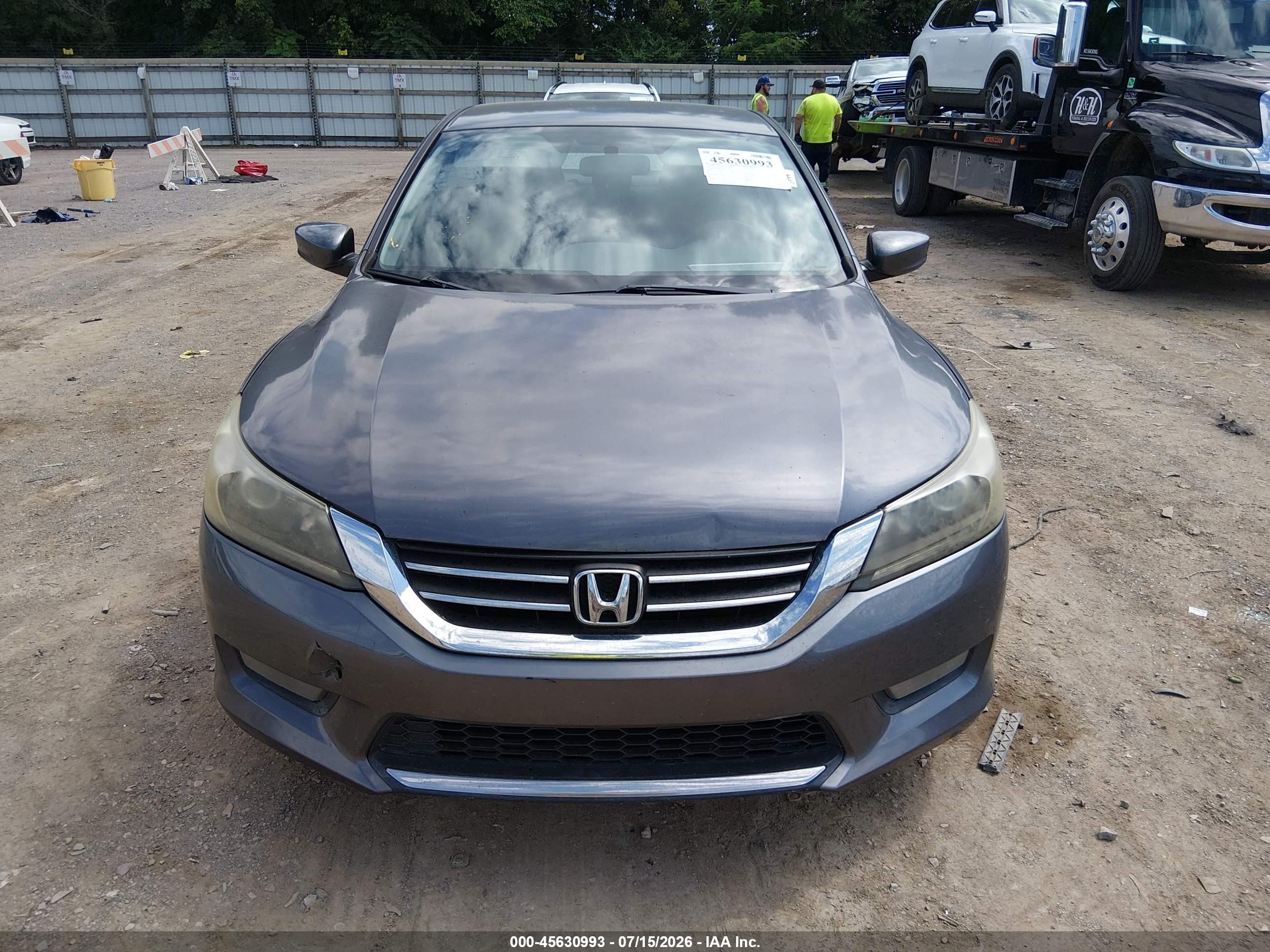 2014 Honda Accord Sport Silver vin: 1HGCR2F55EA012052