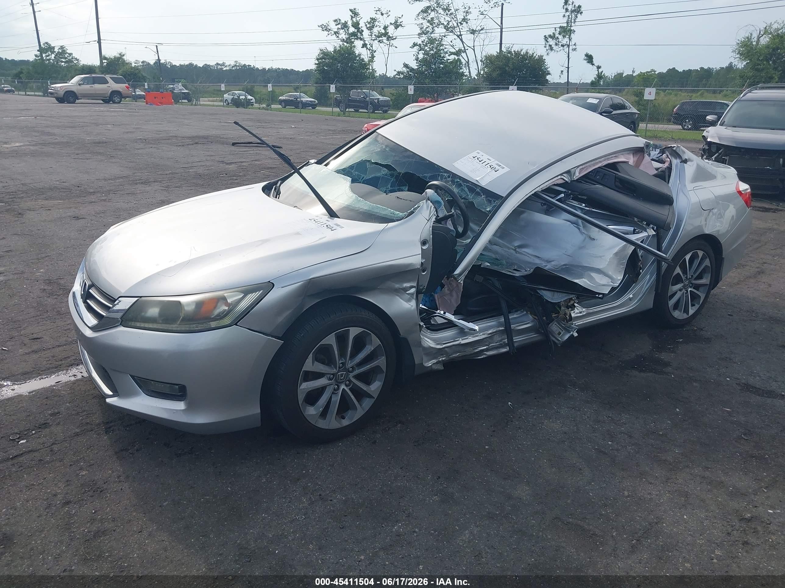2014 Honda Accord Sport Gray vin: 1HGCR2F55EA014531