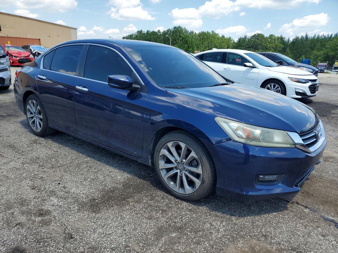 2014 Honda Accord Sport Blue vin: 1HGCR2F55EA018546