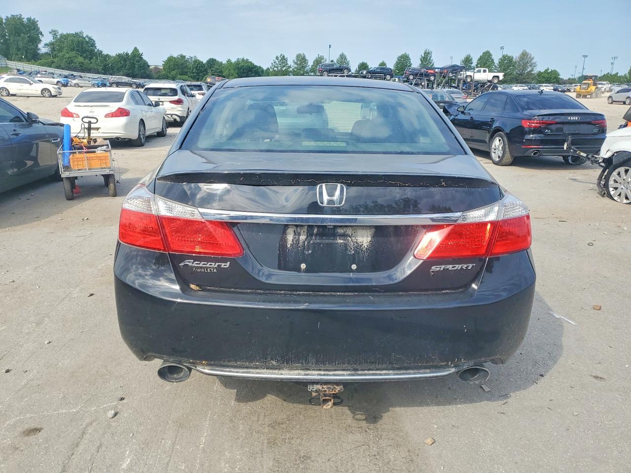 2014 Honda Accord Sport Black vin: 1HGCR2F55EA046444