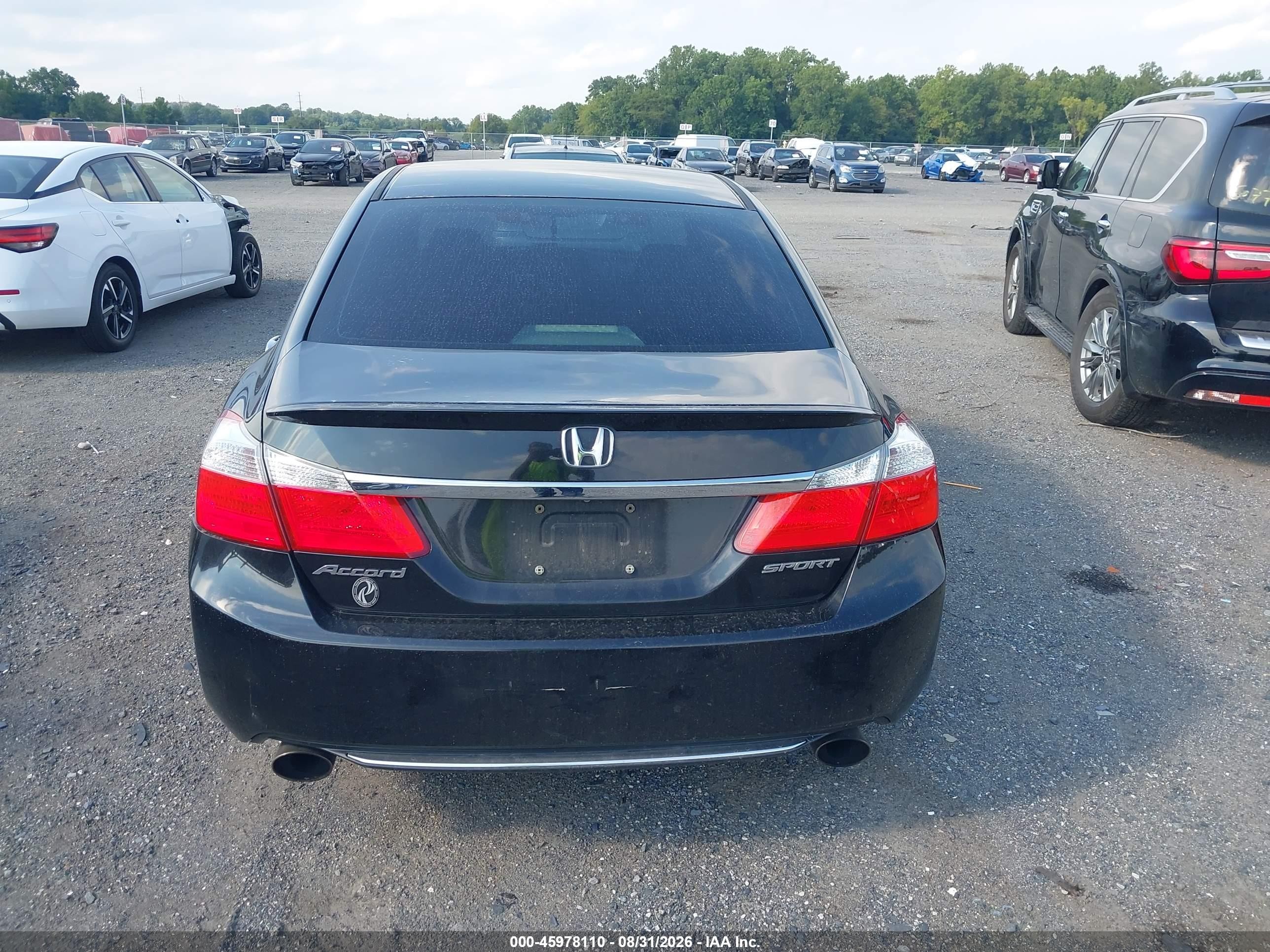 2014 Honda Accord Sport Black vin: 1HGCR2F55EA062868