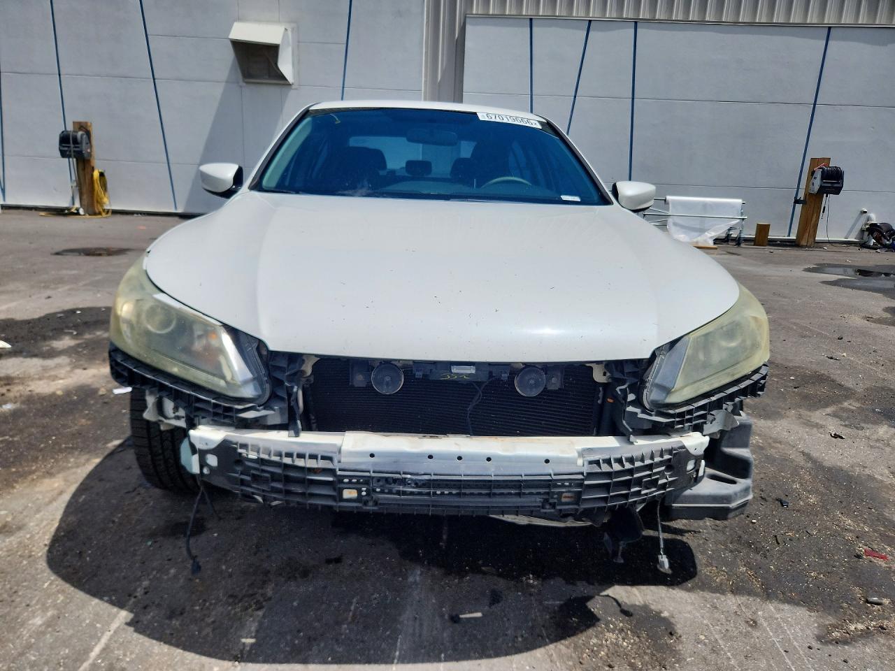 2014 Honda Accord Sport White vin: 1HGCR2F55EA067066