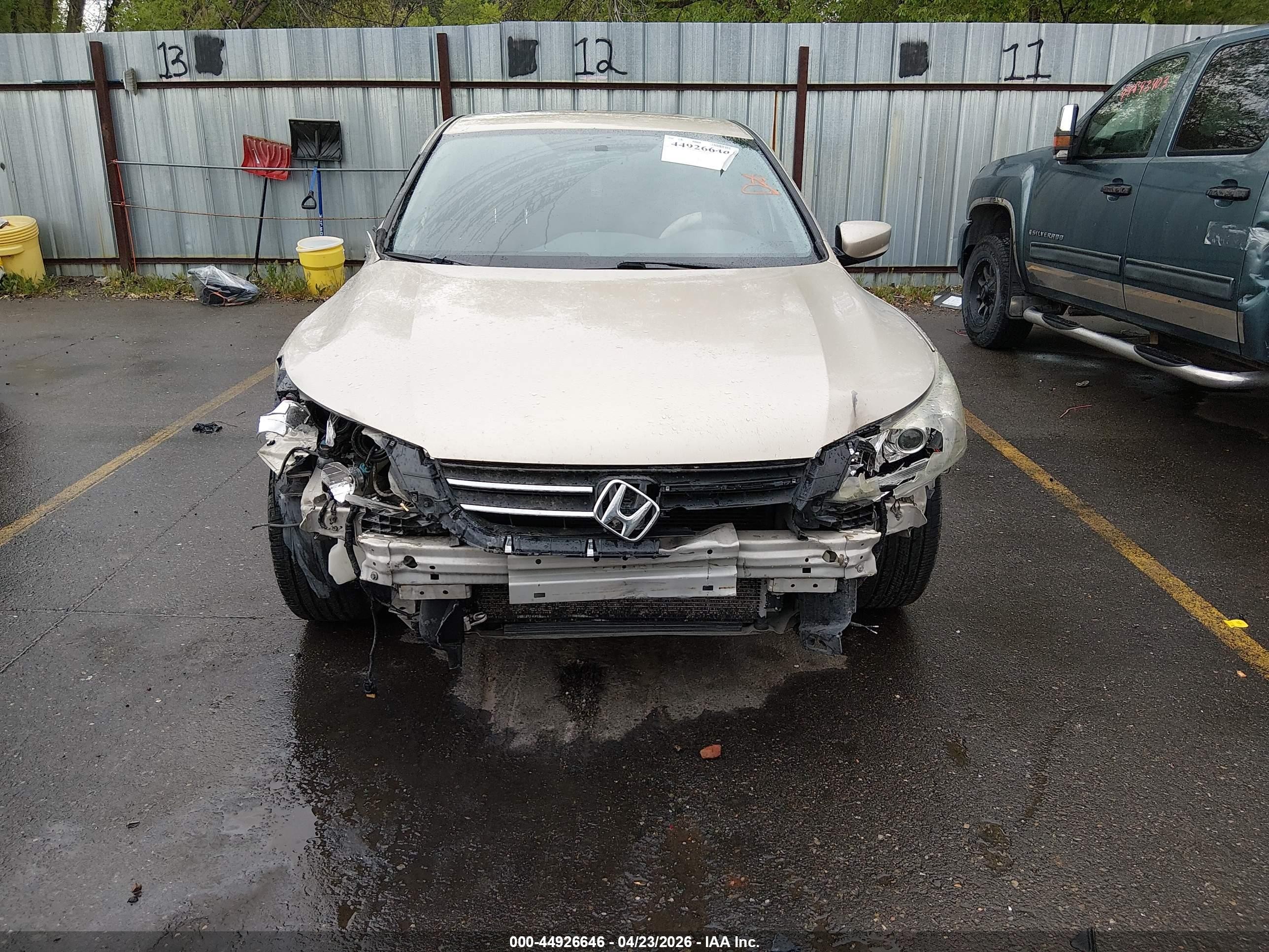 2014 Honda Accord Sport Beige vin: 1HGCR2F55EA079377